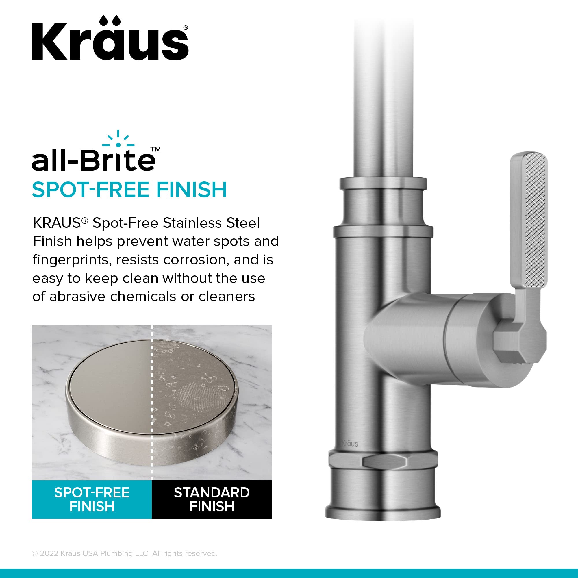 Open Box - Kraus KPF-4101SFS - Kitchen Faucet
