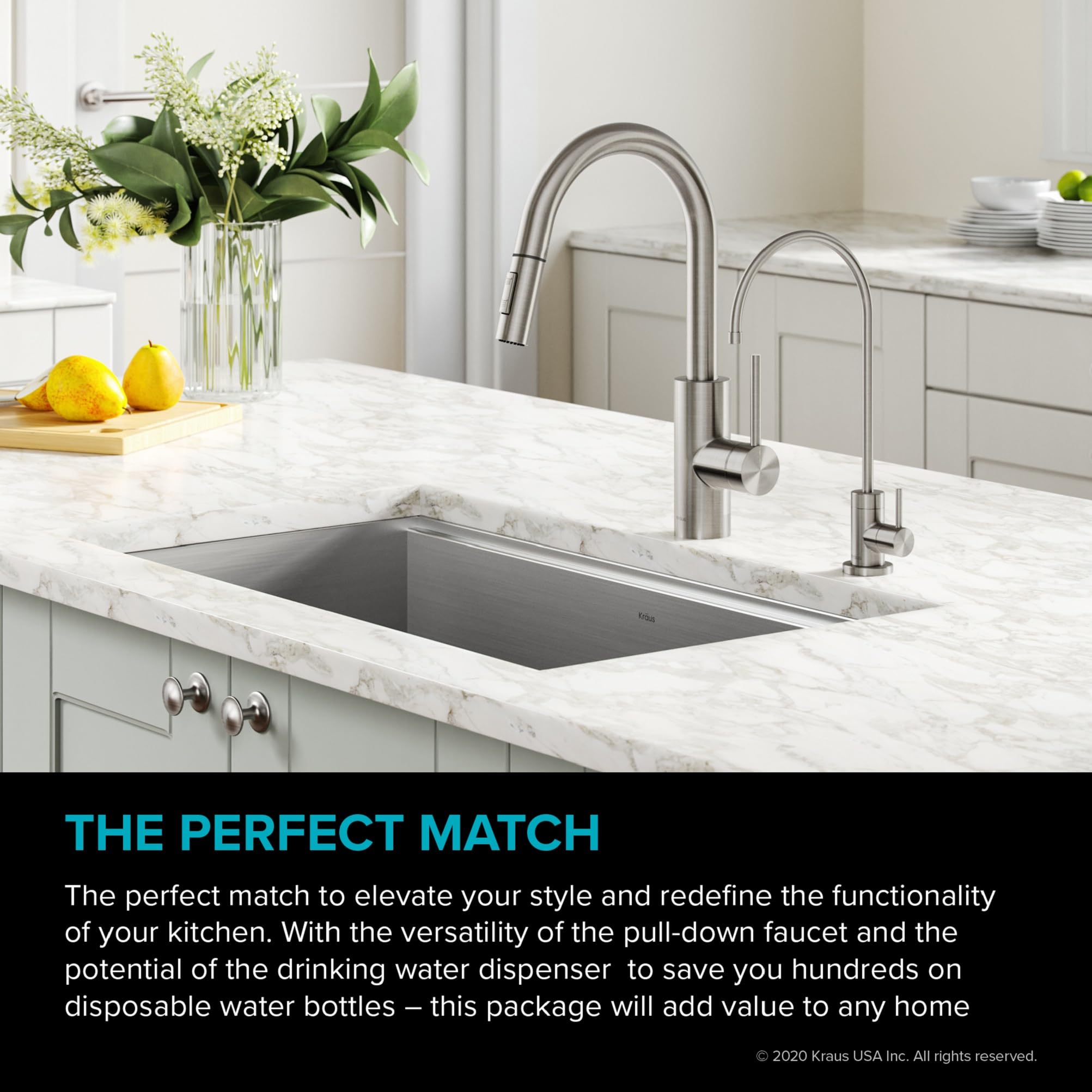 Open Box - Kraus KPF-2620-FF-100SFS - Kitchen Faucet