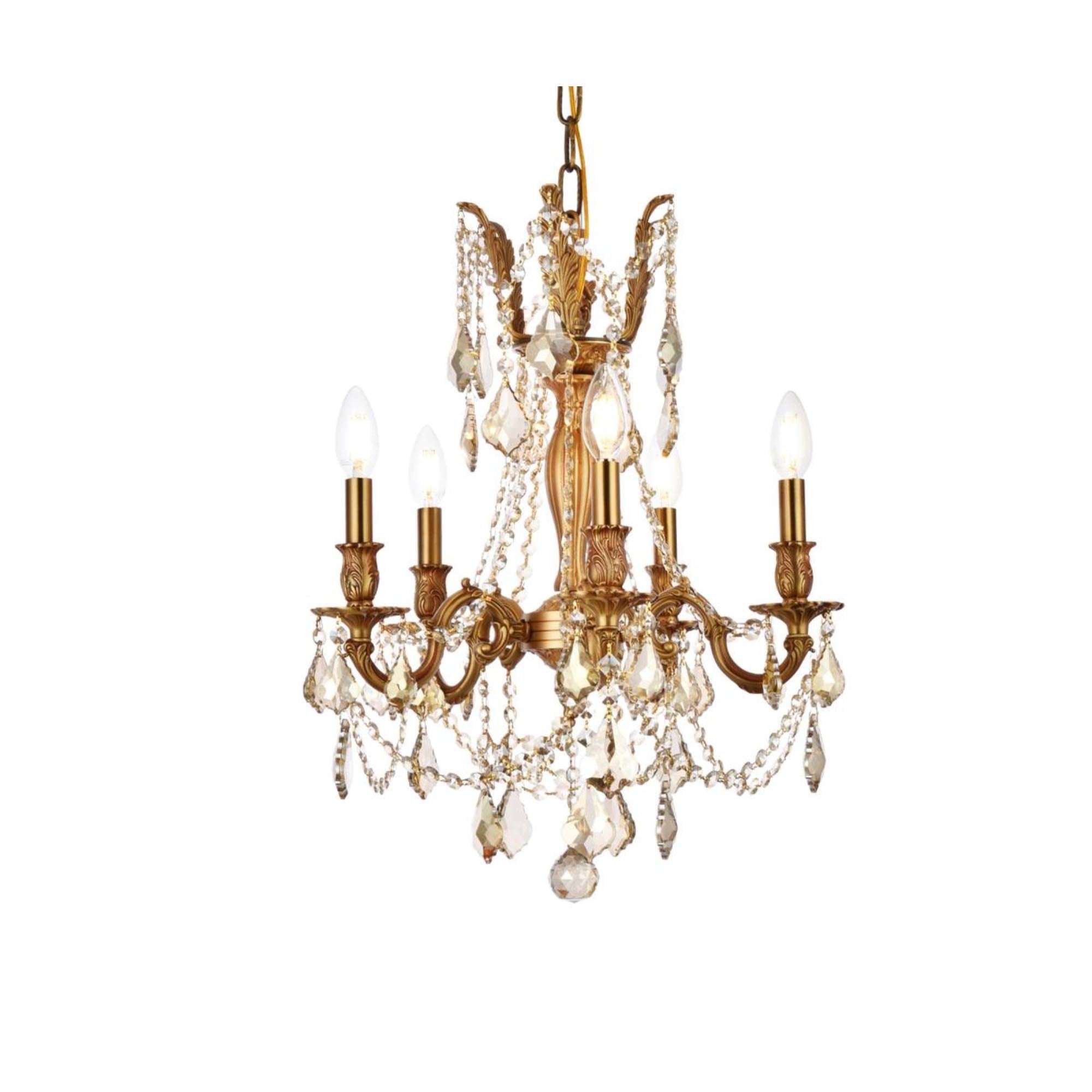 Open Box - Elegant Lighting 9205D18FG-GT/RC - Chandeliers Indoor Lighting