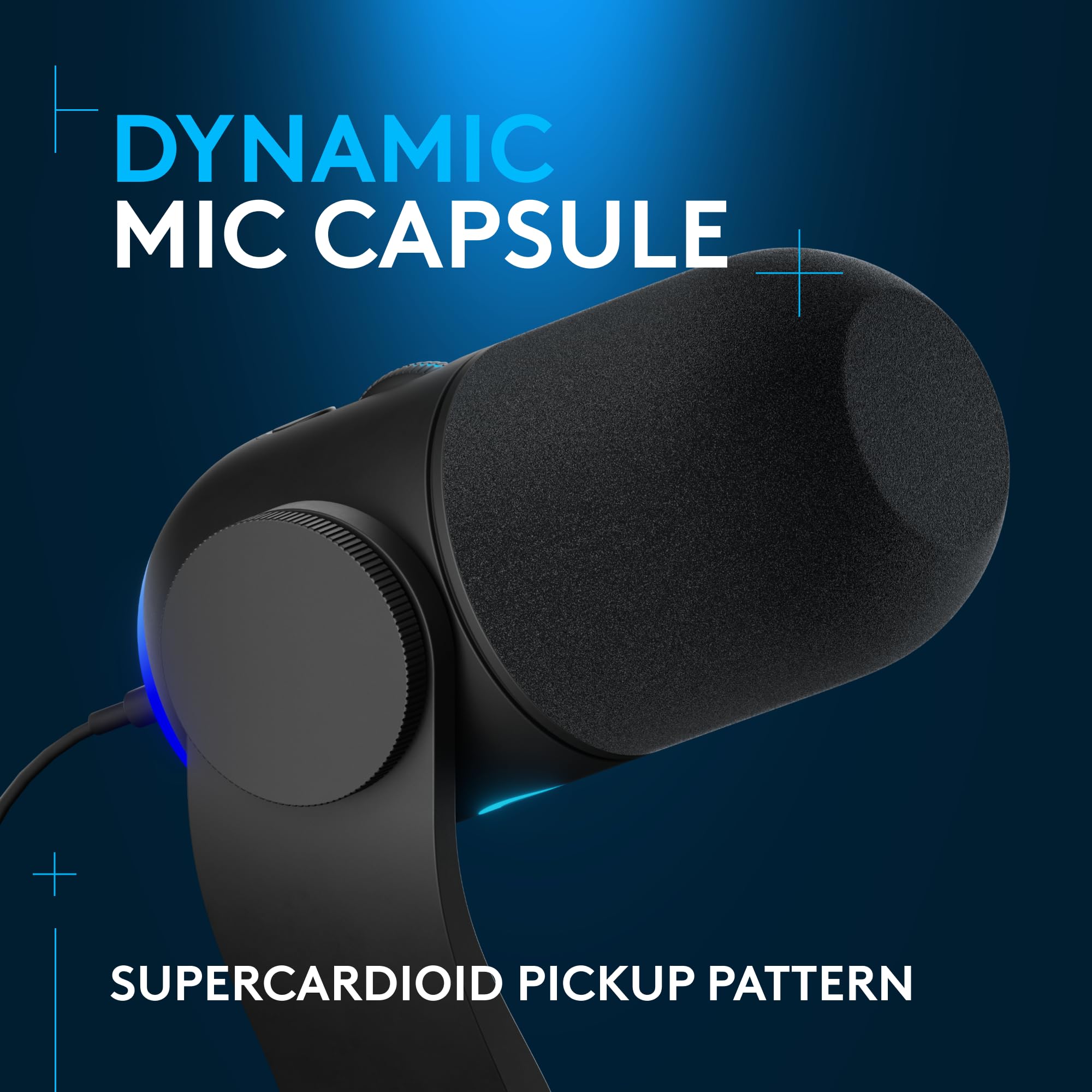 Open Box -  Yeti GX Dynamic RGB Gaming Mic with LIGHTSYNC-BLACK-USB-N 988-000567