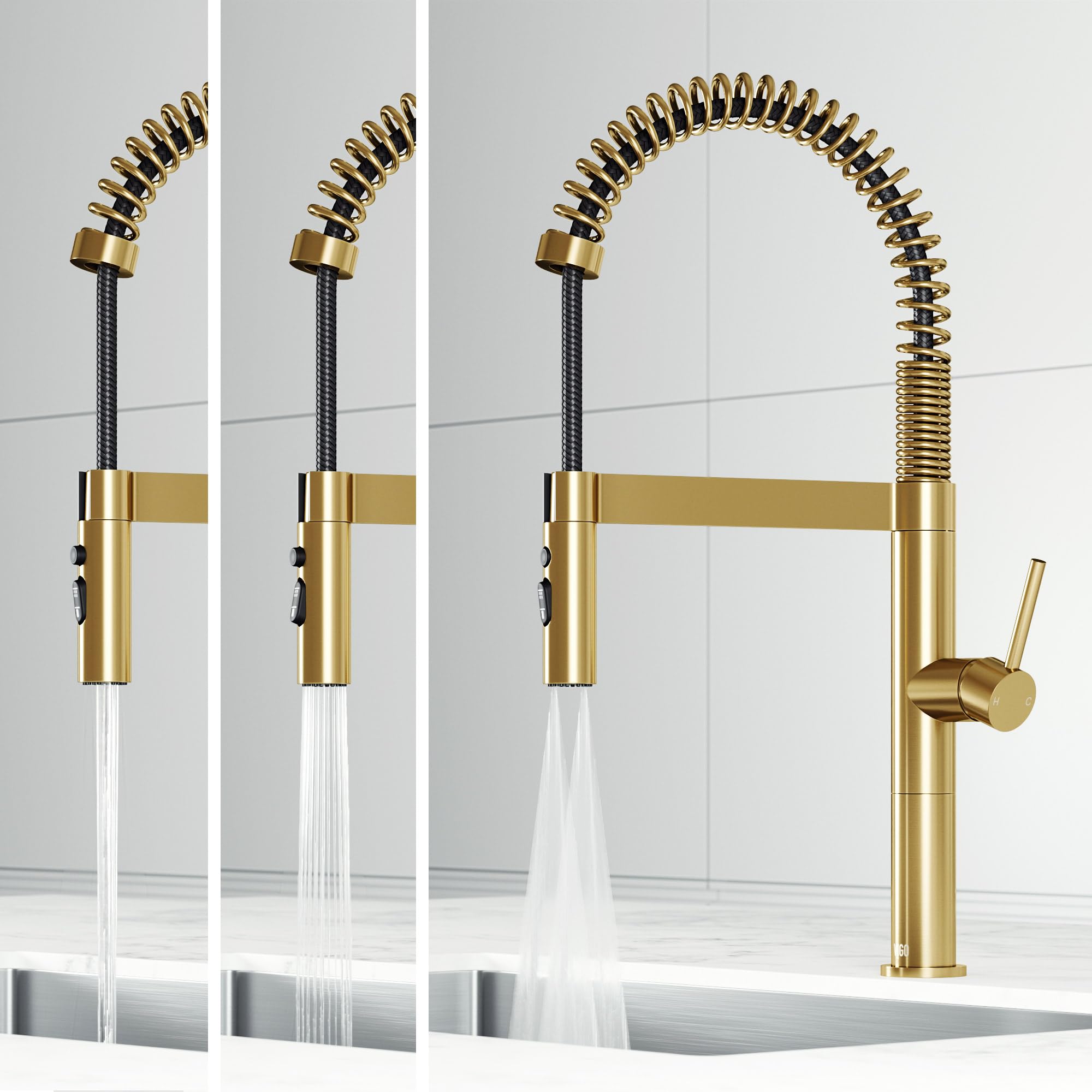 Open Box - Vigo VG02052MG - Kitchen Faucet