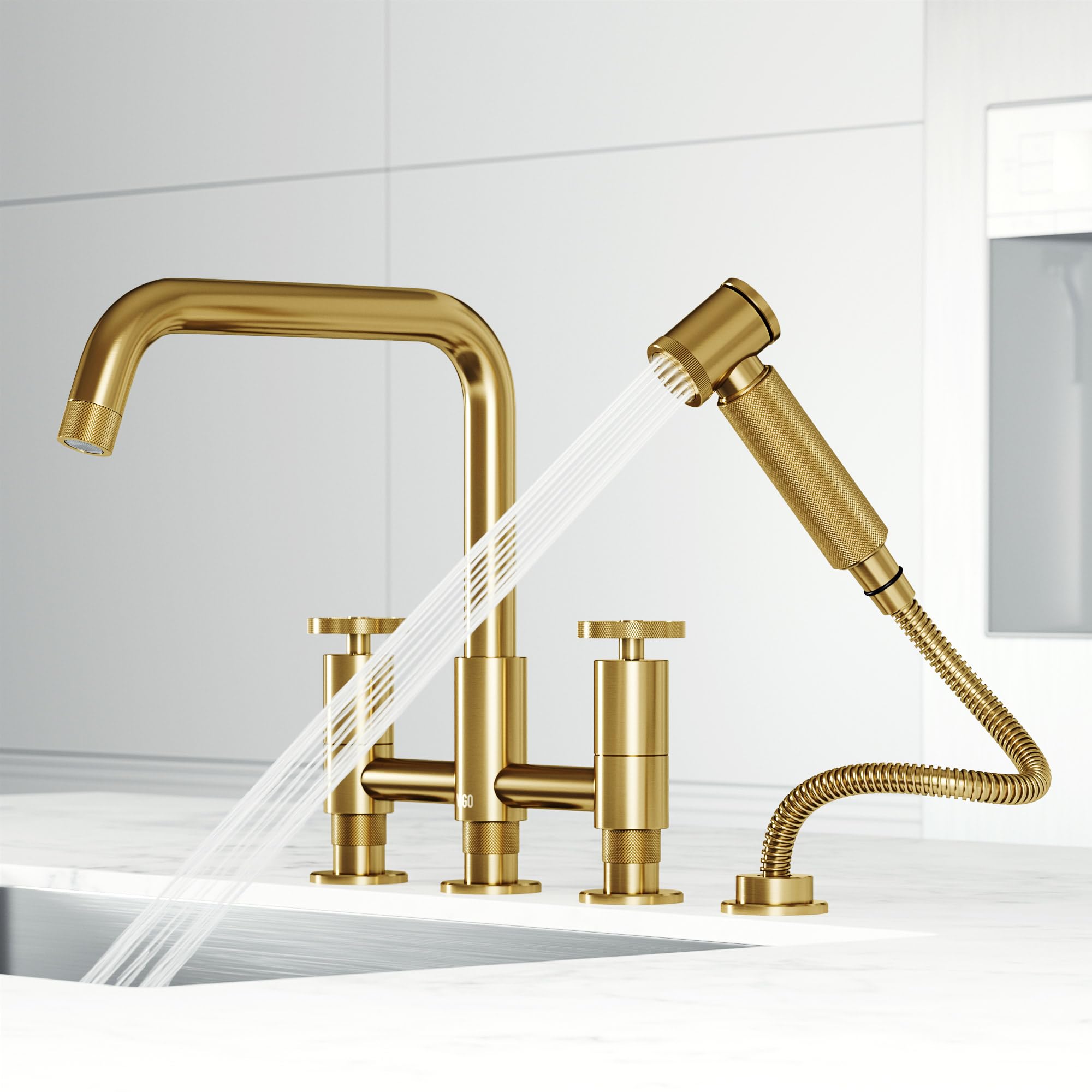 Open Box - Vigo VG02051MG - Kitchen Faucet