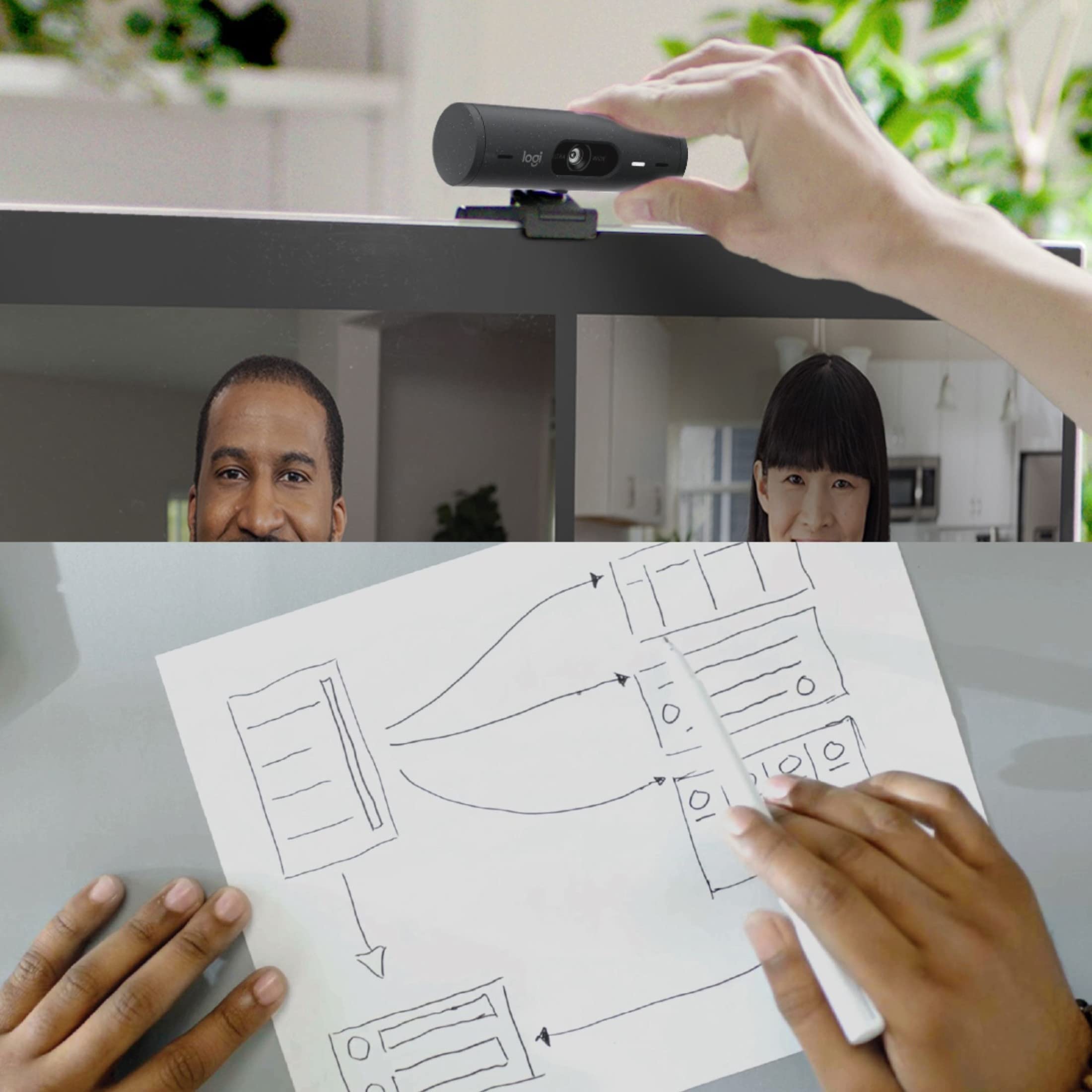 Open Box -  WEBCAM-Brio 500 Full HD Webcam-GRAPHITE-USB 960-001493