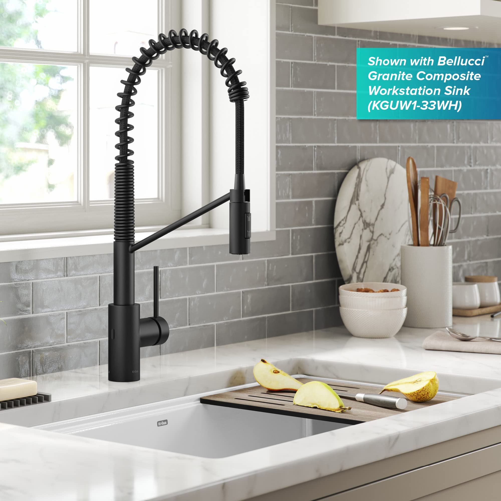 Open Box - Kraus KSF-2631MB - Kitchen Faucet