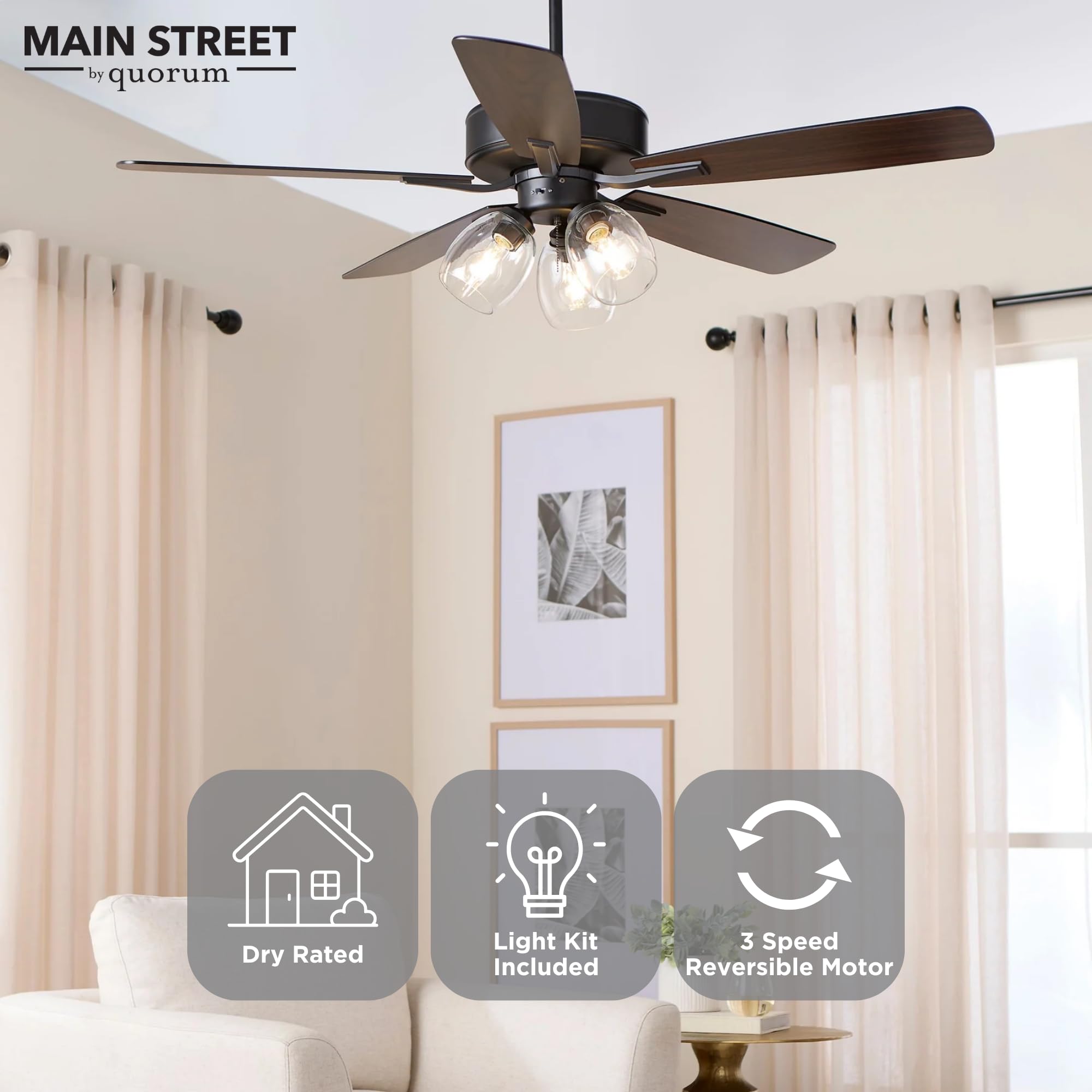 Open Box - Quorum International 4525-03159 - Ceiling Fans Fans
