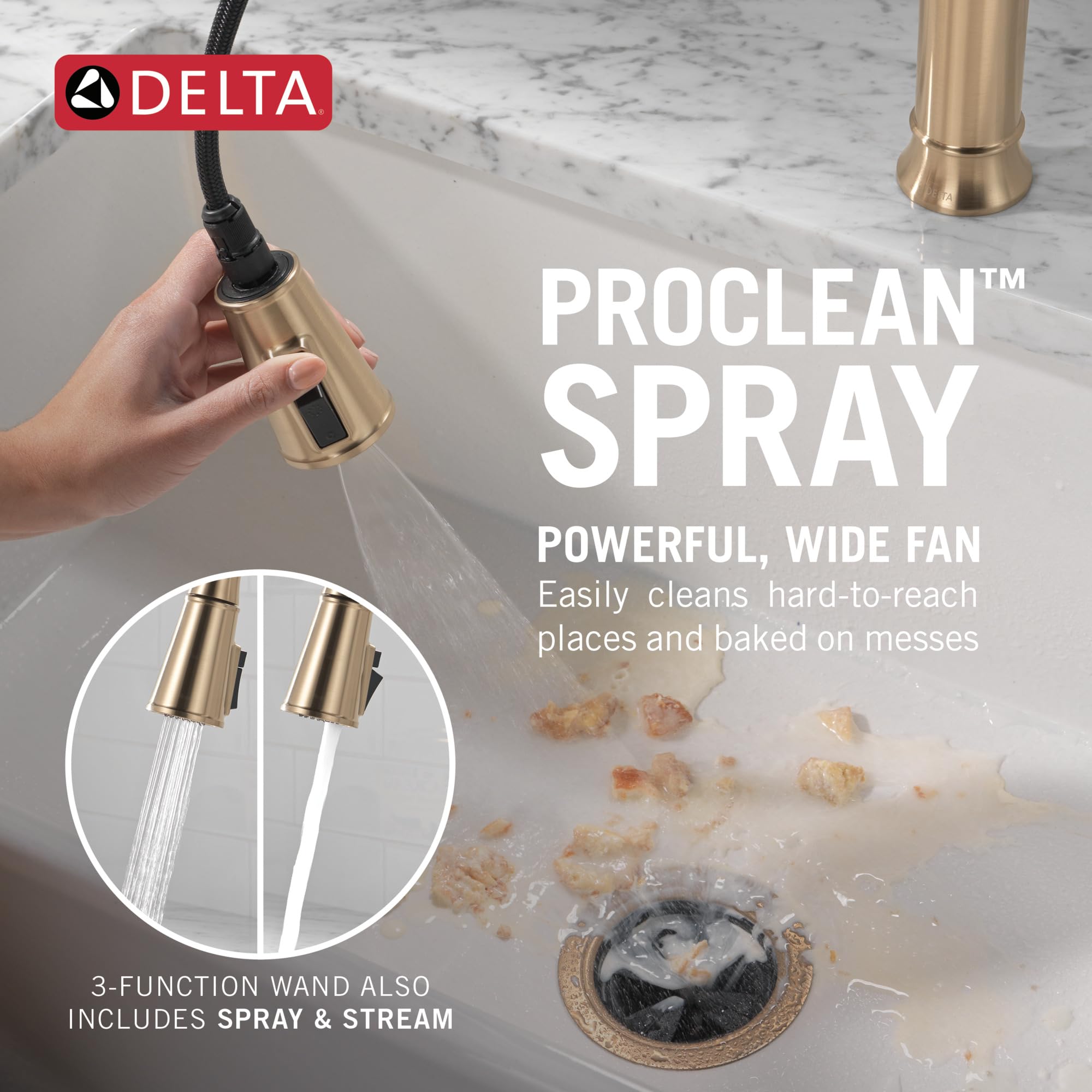 Open Box - Delta 9184-CZ-PR-DST - Kitchen Faucet