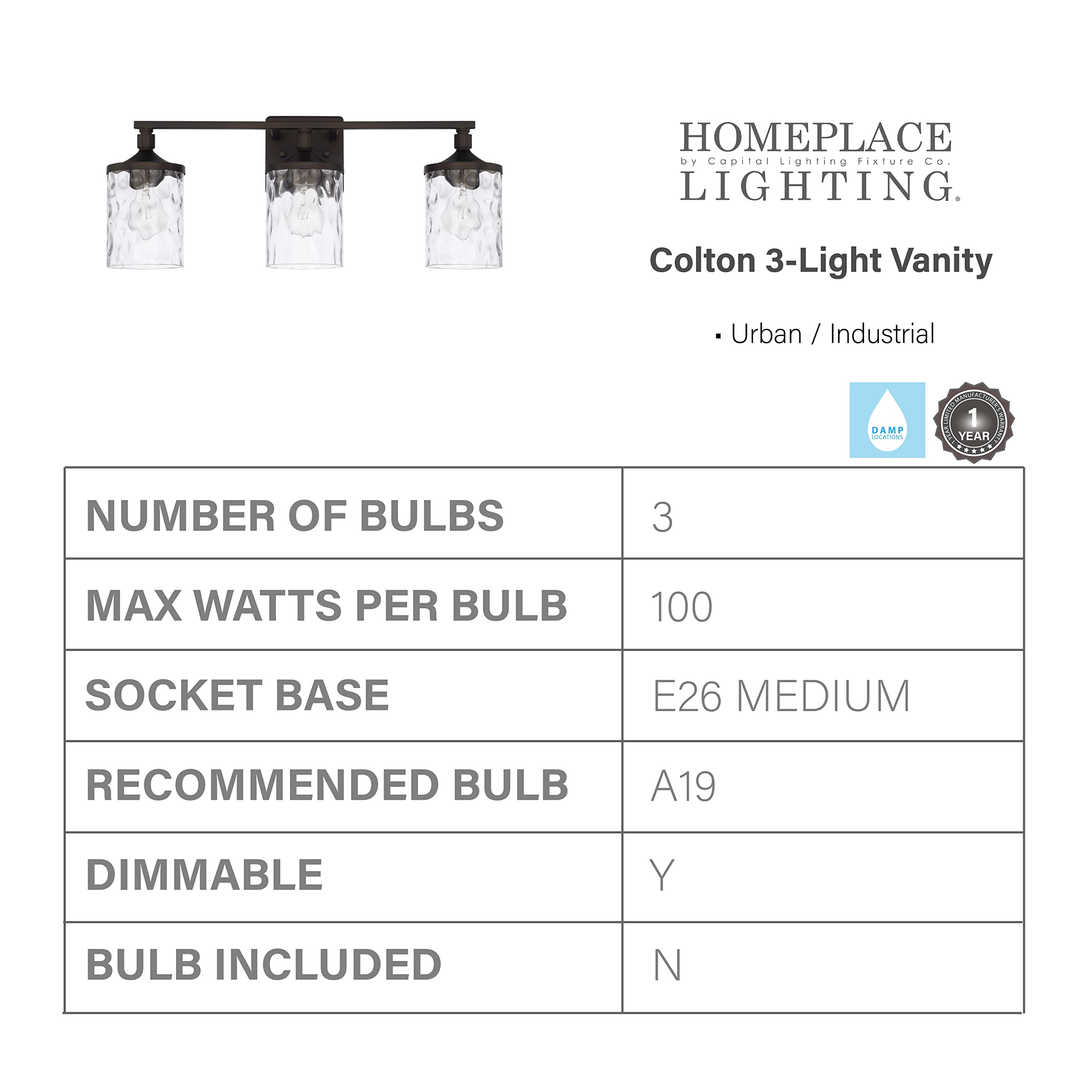 Open Box - Capital Lighting 128831BZ-451 - Bathroom Fixtures Indoor Lighting
