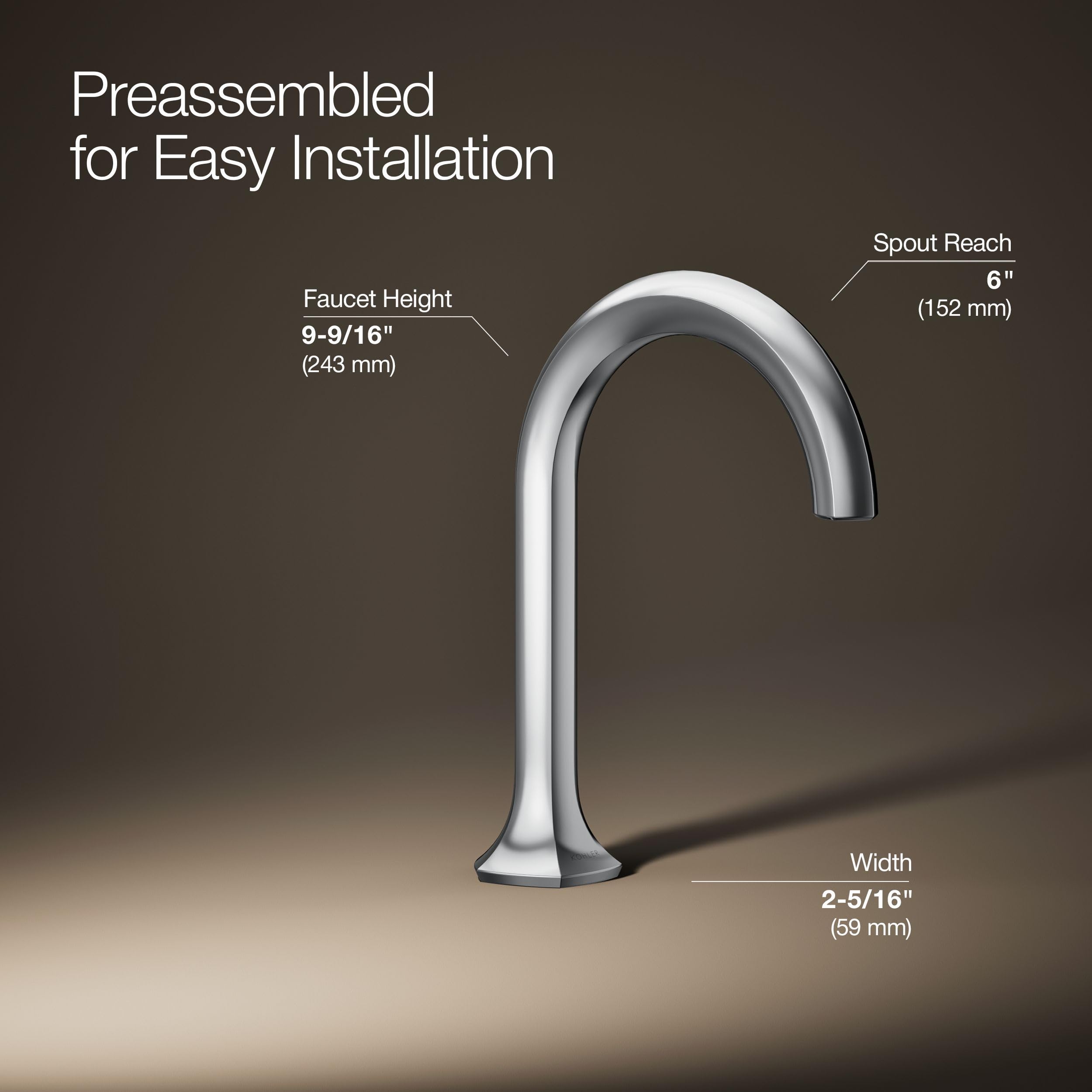 Open Box - Kohler K-27008-CP - Bathroom Sink Faucets Faucet