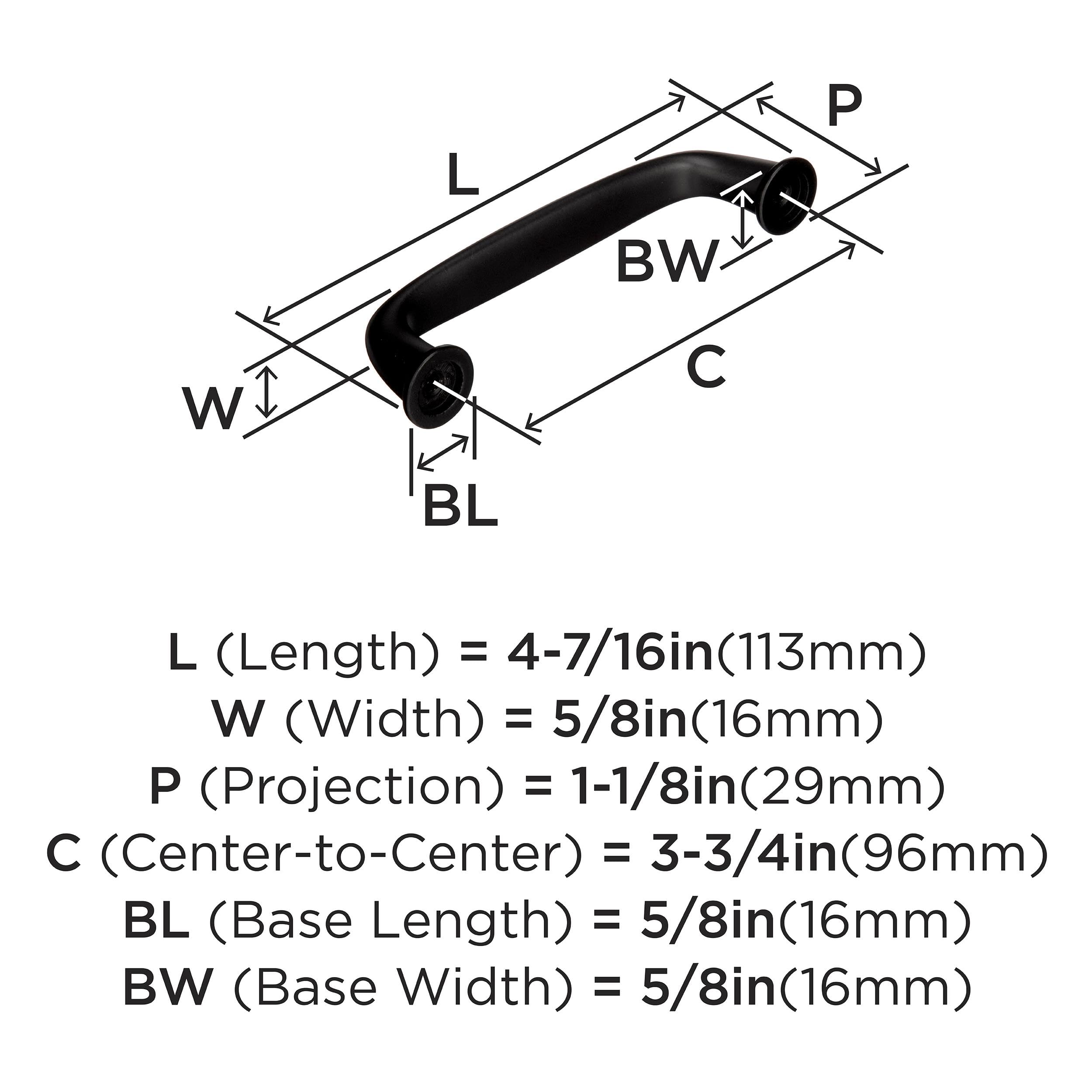 Open Box - Amerock BP53806BBR - Pulls Cabinet Hardware