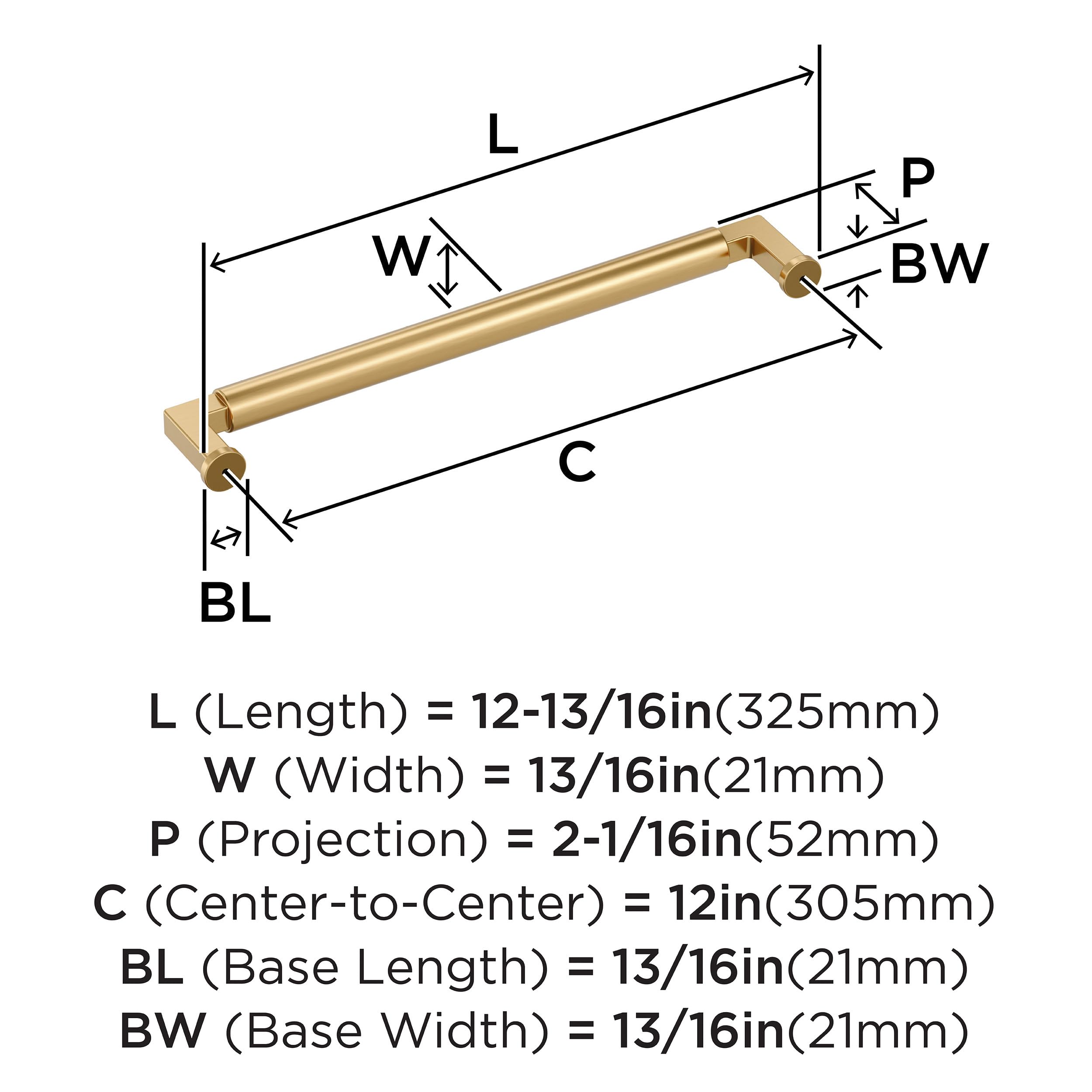 Open Box - Amerock BP37490CZ - Pulls Cabinet Hardware