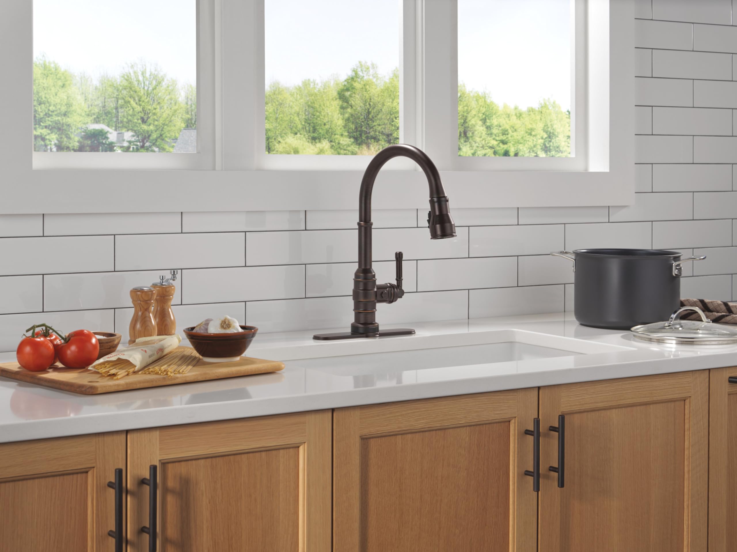 Open Box - Delta 9190TL-CZ-DST - Kitchen Faucet