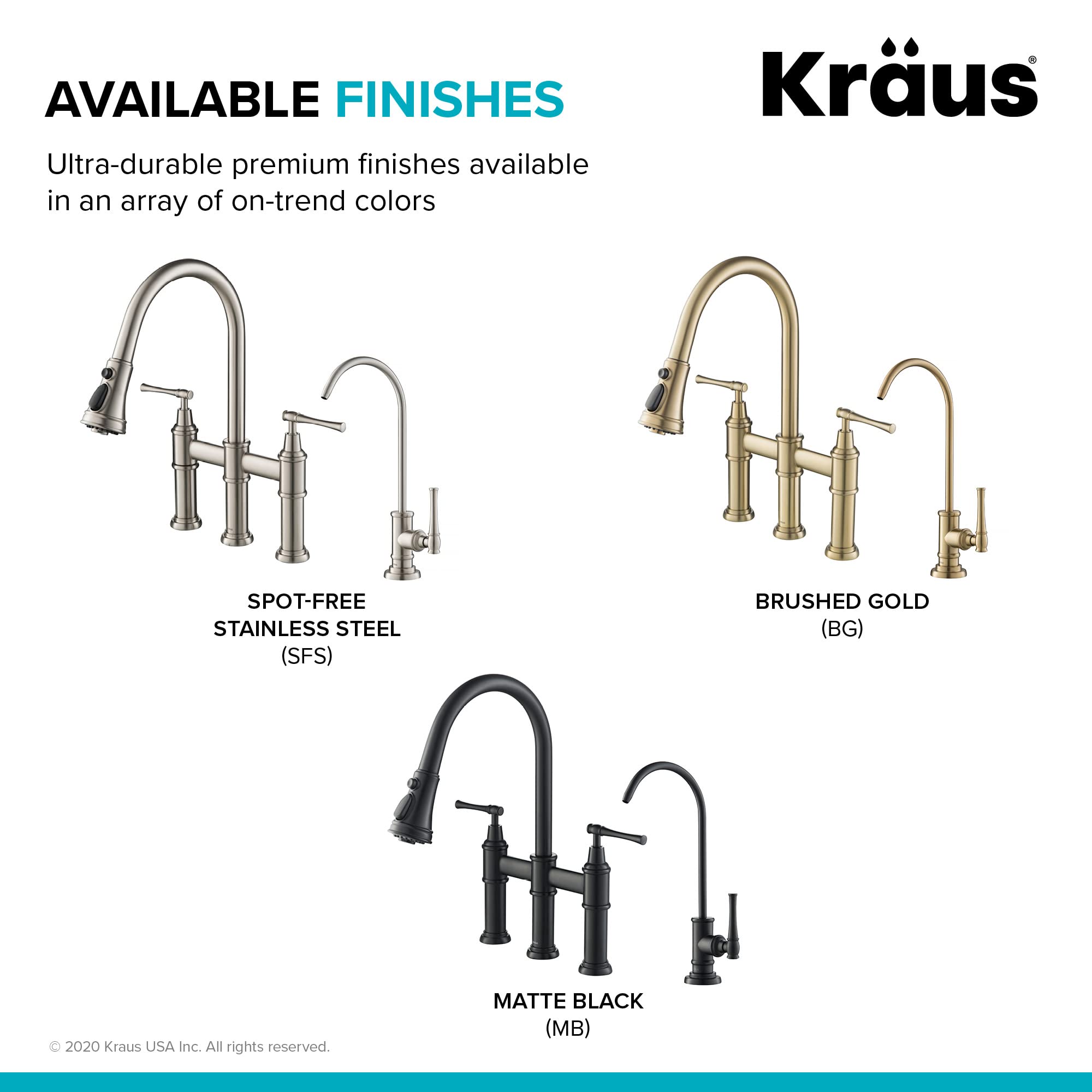 Open Box - Kraus KPF-3121-FF-102BG - Kitchen Faucet
