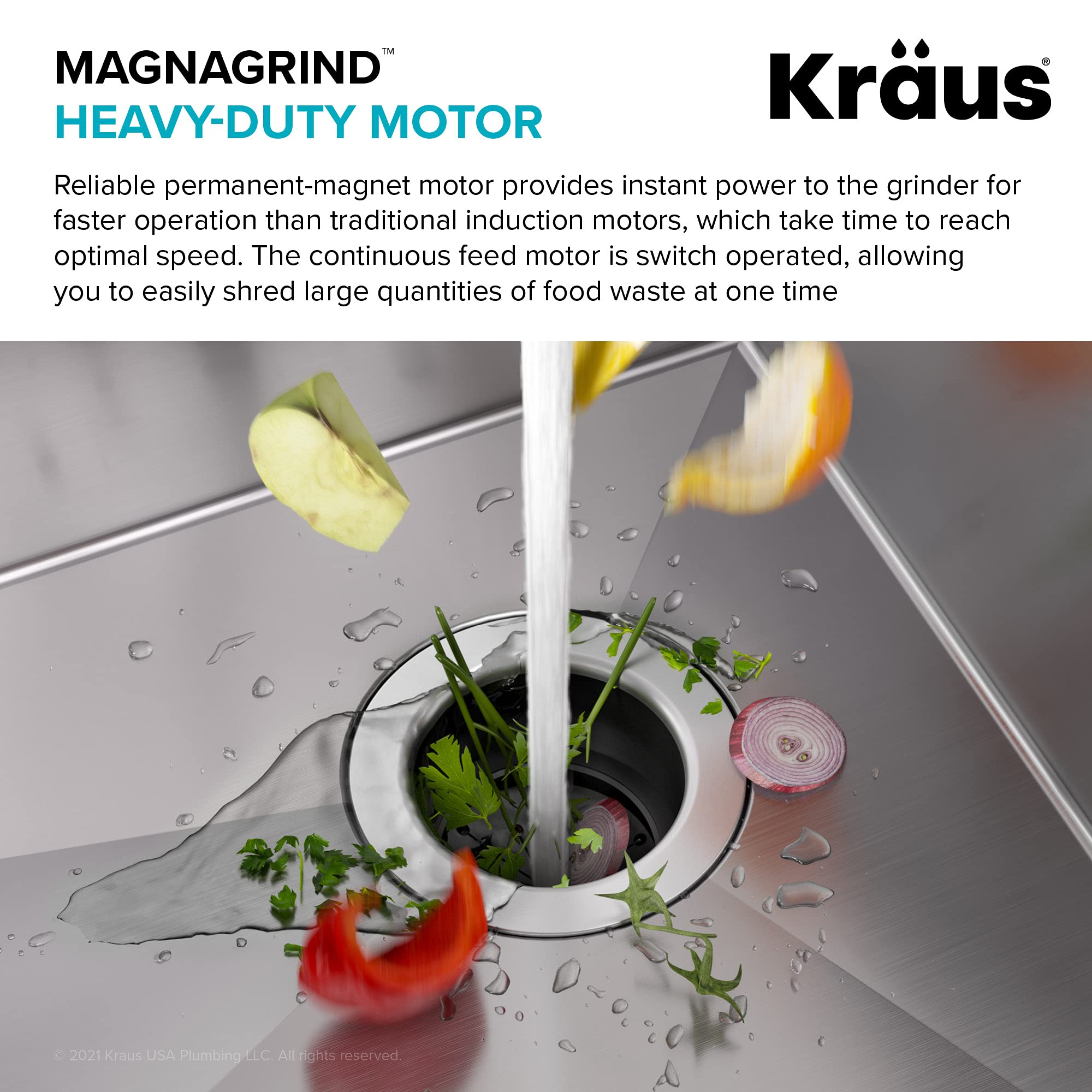 Open Box - Kraus KWD100-75MBL - Garbage Disposal Faucet
