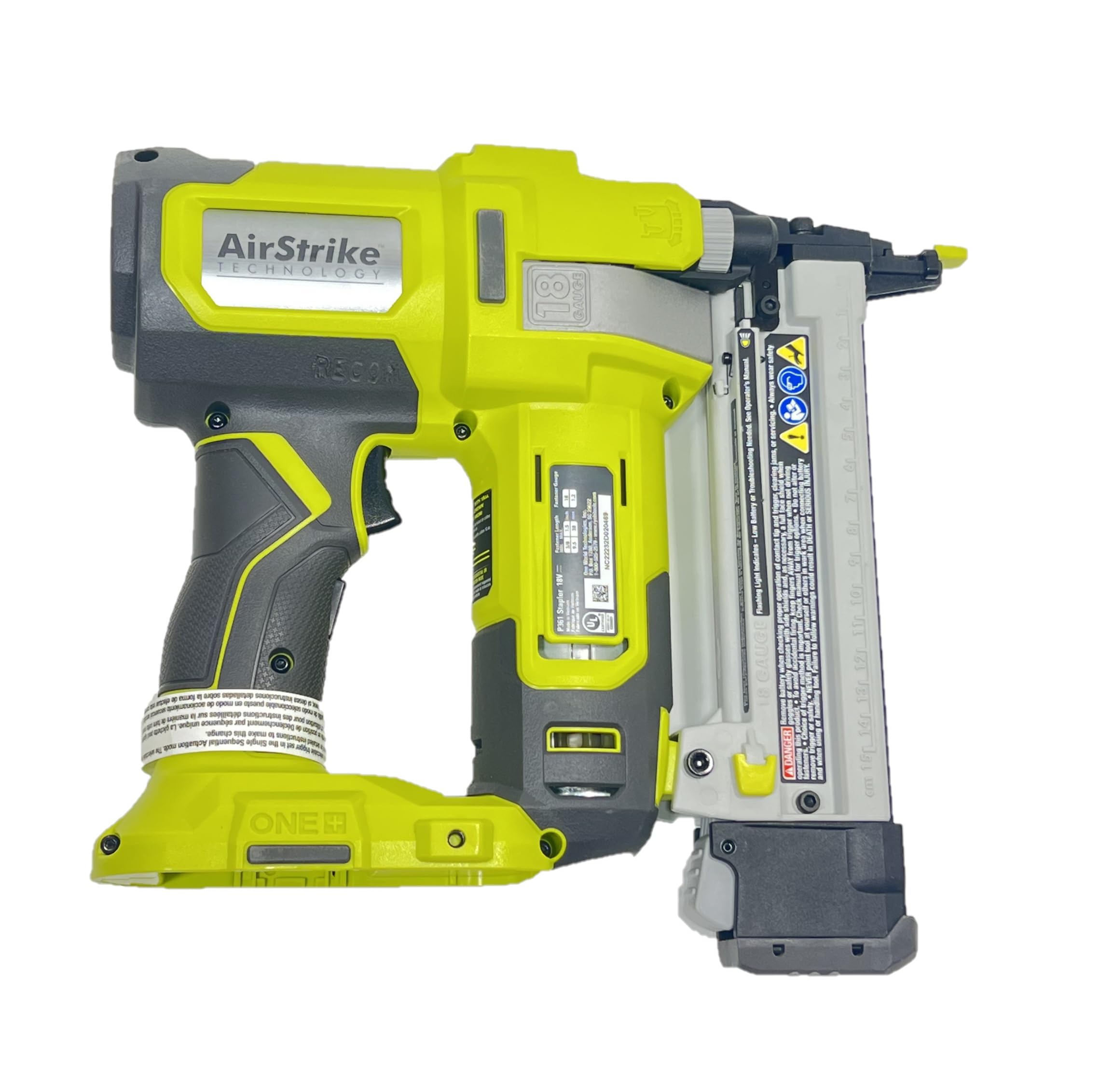 Open Box -  RYOBI 18V ONE+ AirStrike 18-Gauge Cordless Lithium-Ion Narrow Crown Stapler (Tool-Only) RYOBIBullseye Deals