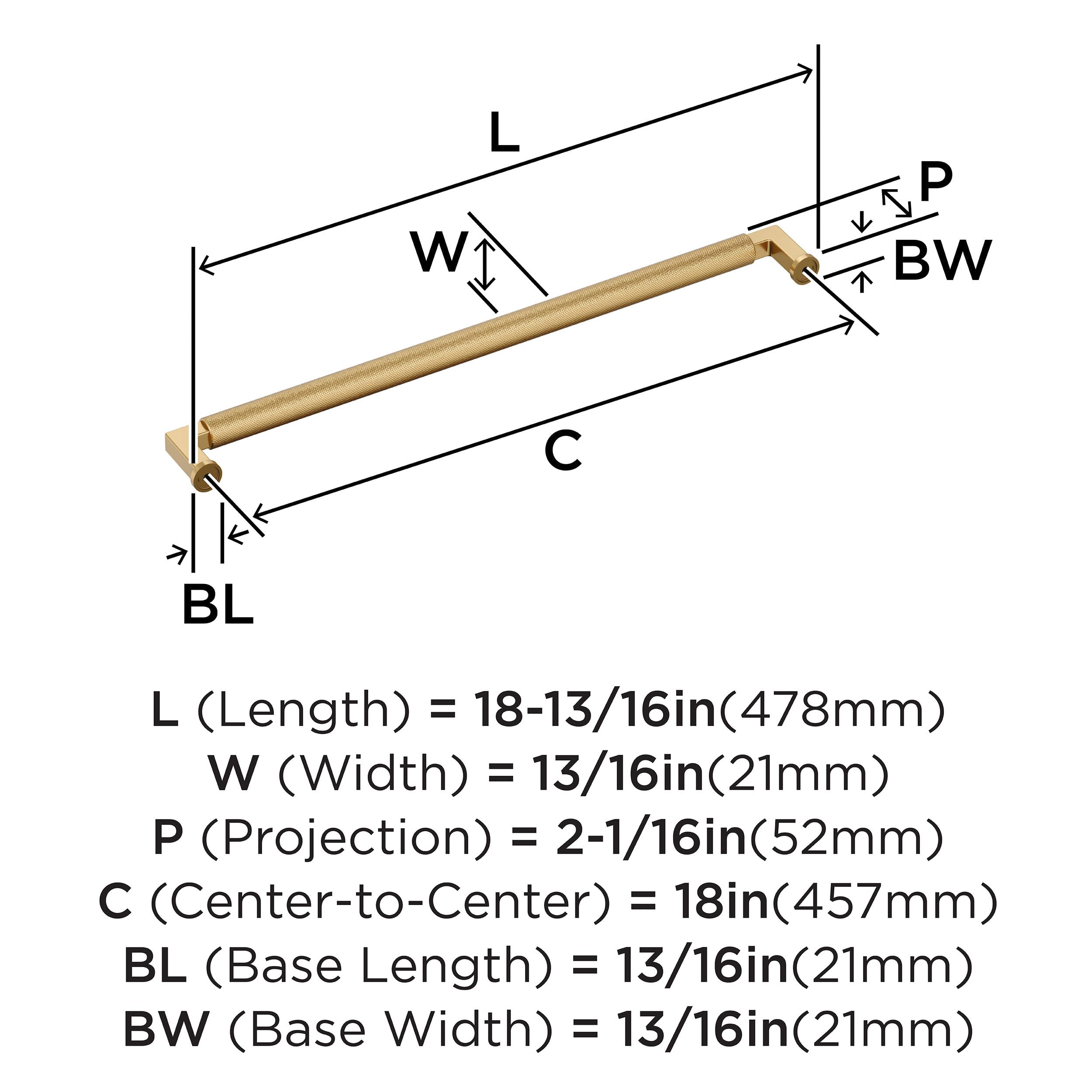 Open Box - Amerock BP37631CZ - Pulls Cabinet Hardware