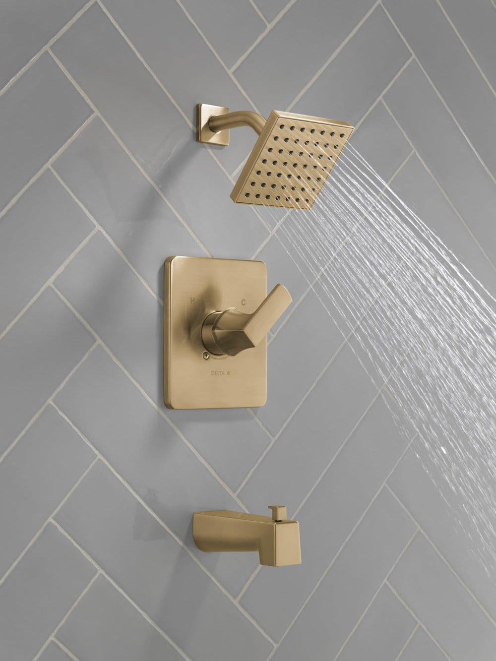 Open Box - Delta T14437-CZ - Tub and Shower Showers