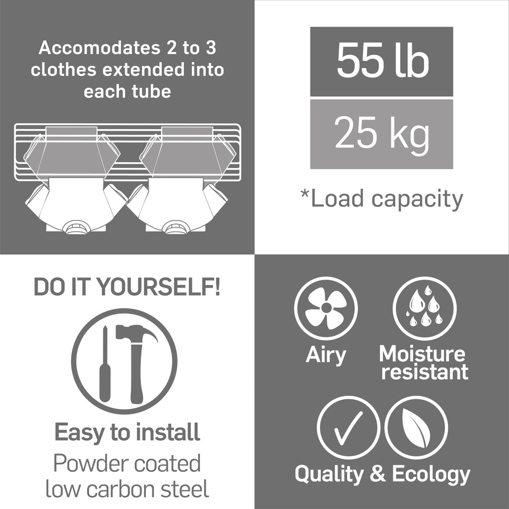 New - Soh Design F008020 Wall Mounted White 90 Cm 93 Cm 33 Cm