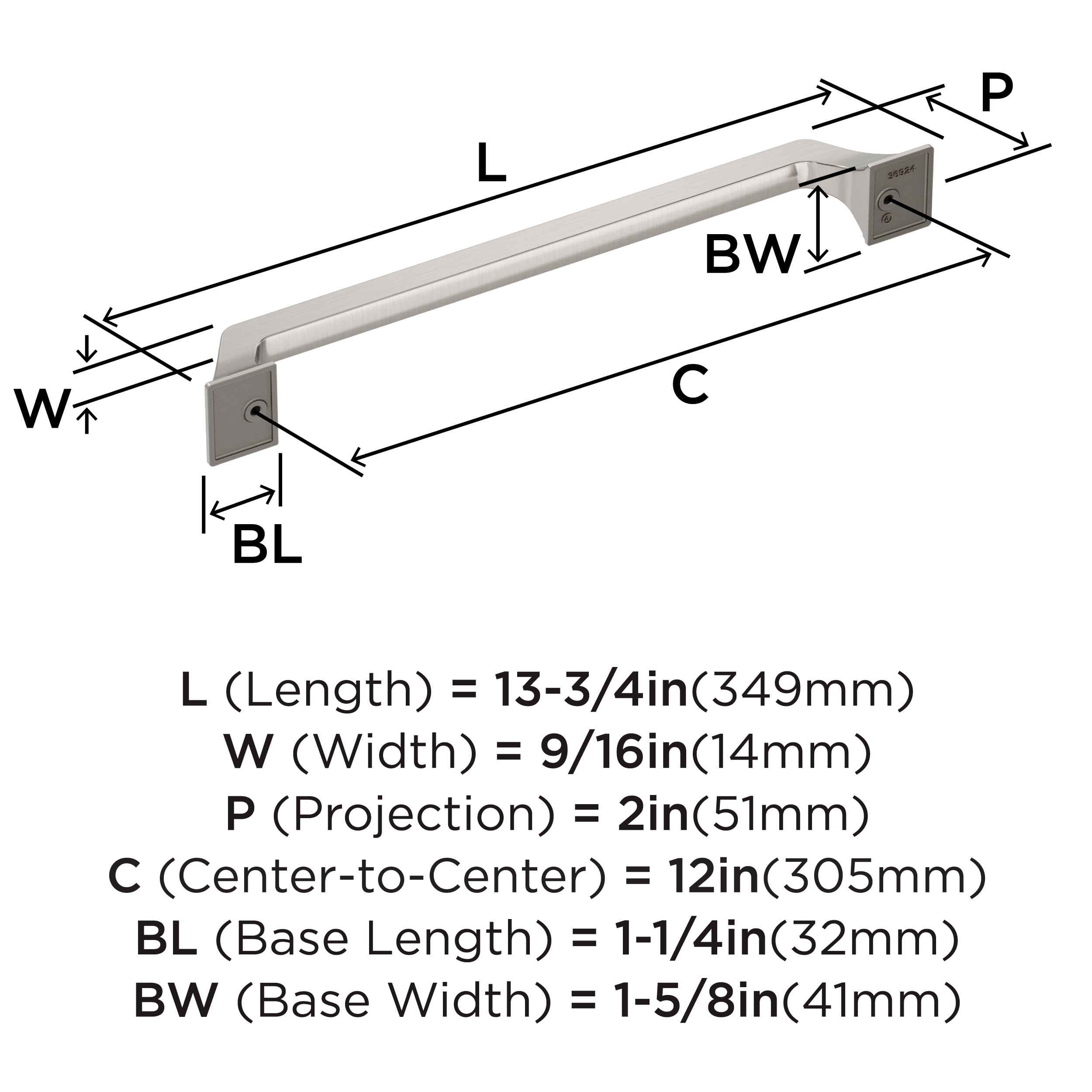Open Box - Amerock BP36924G10 - Pulls Cabinet Hardware