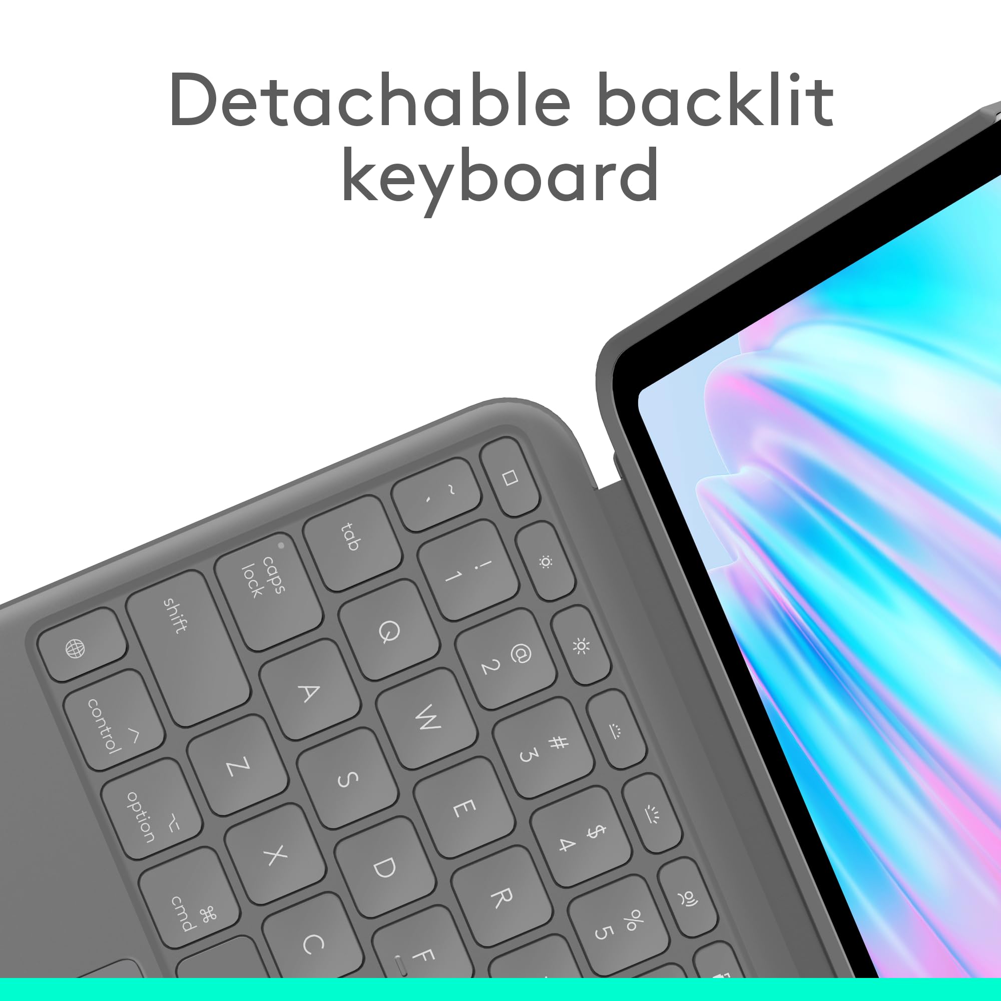 Open Box -  KEYBOARD,GROOT,IN-HOUSE/EMS,US,AMR+AP-425,OXFORD GREY,RETAIL,N/A,IPAD AIR 11 INCH,IPAD AIR 5TH