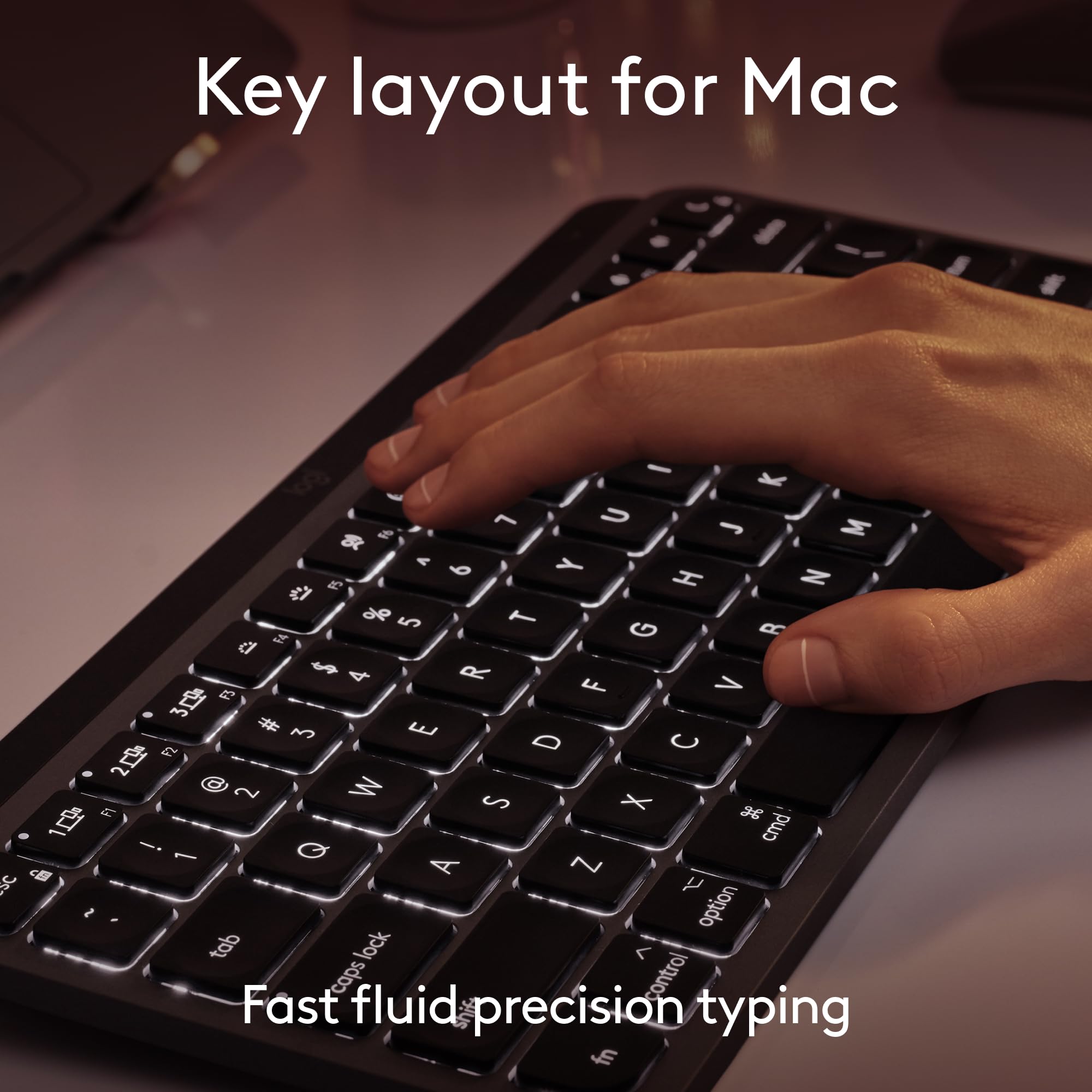 Refurbished - Logitech - MX Keys Mini TKL Bluetooth Scissor Mini MX Keys Switch Keyboard