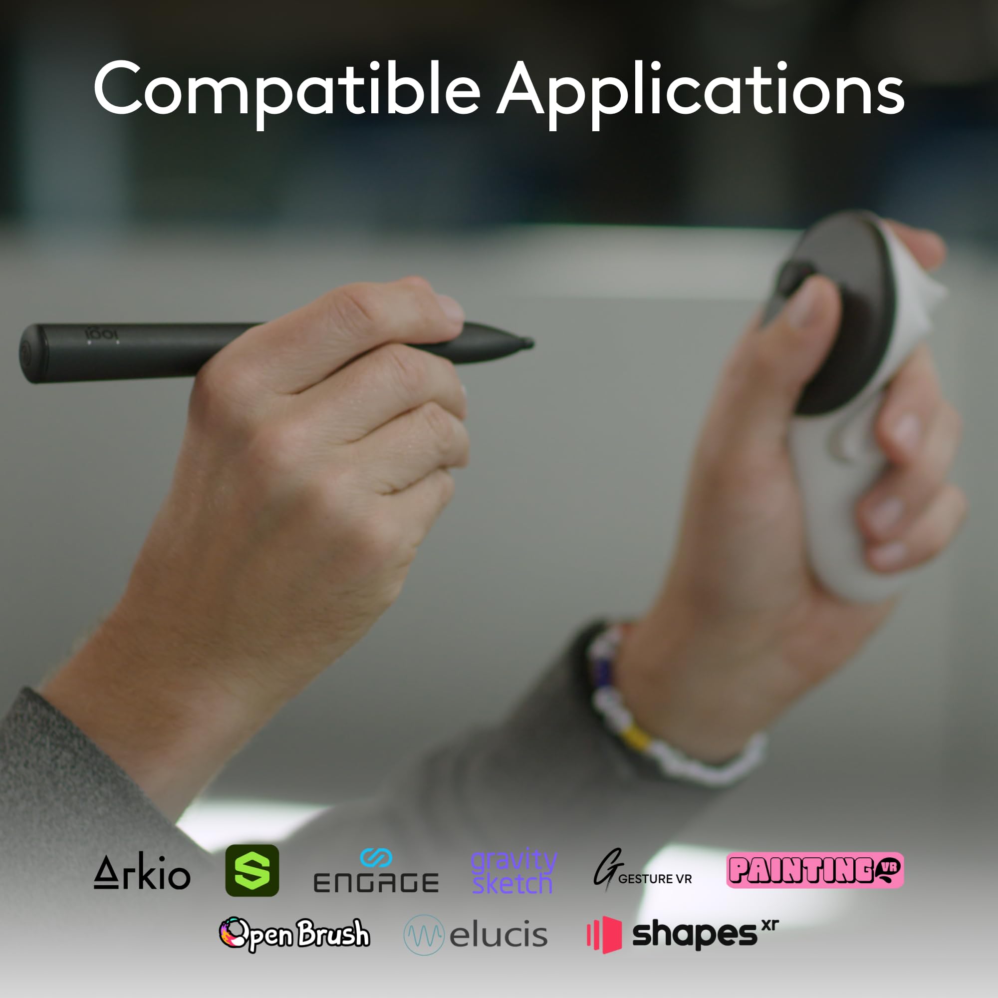 Refurbished - MX Ink + Inkwell Combo Stylus for Meta Quest + Charging Dock for MX Ink