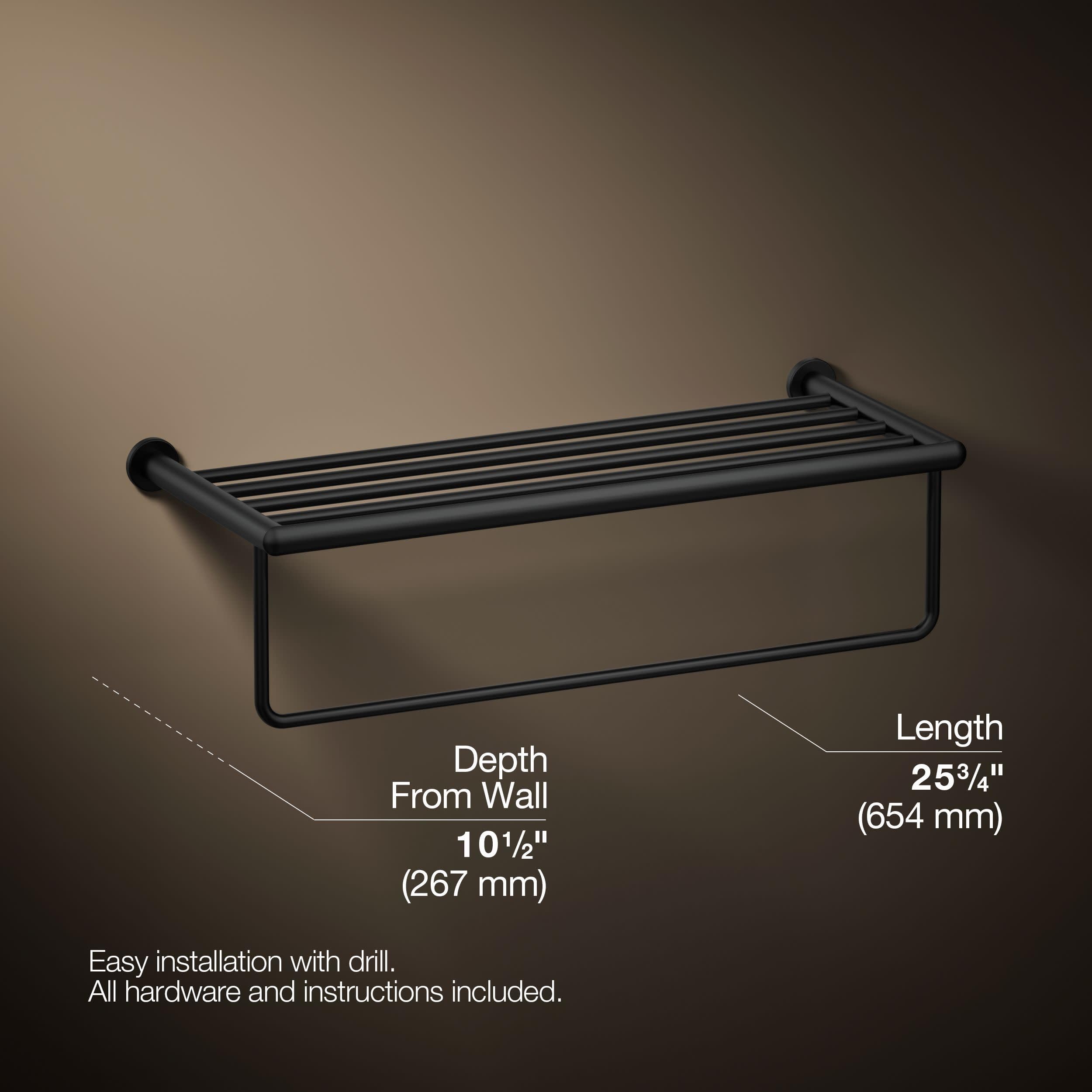 Open Box - Kohler K-24552-BL - Towel Rack Bathroom Hardware