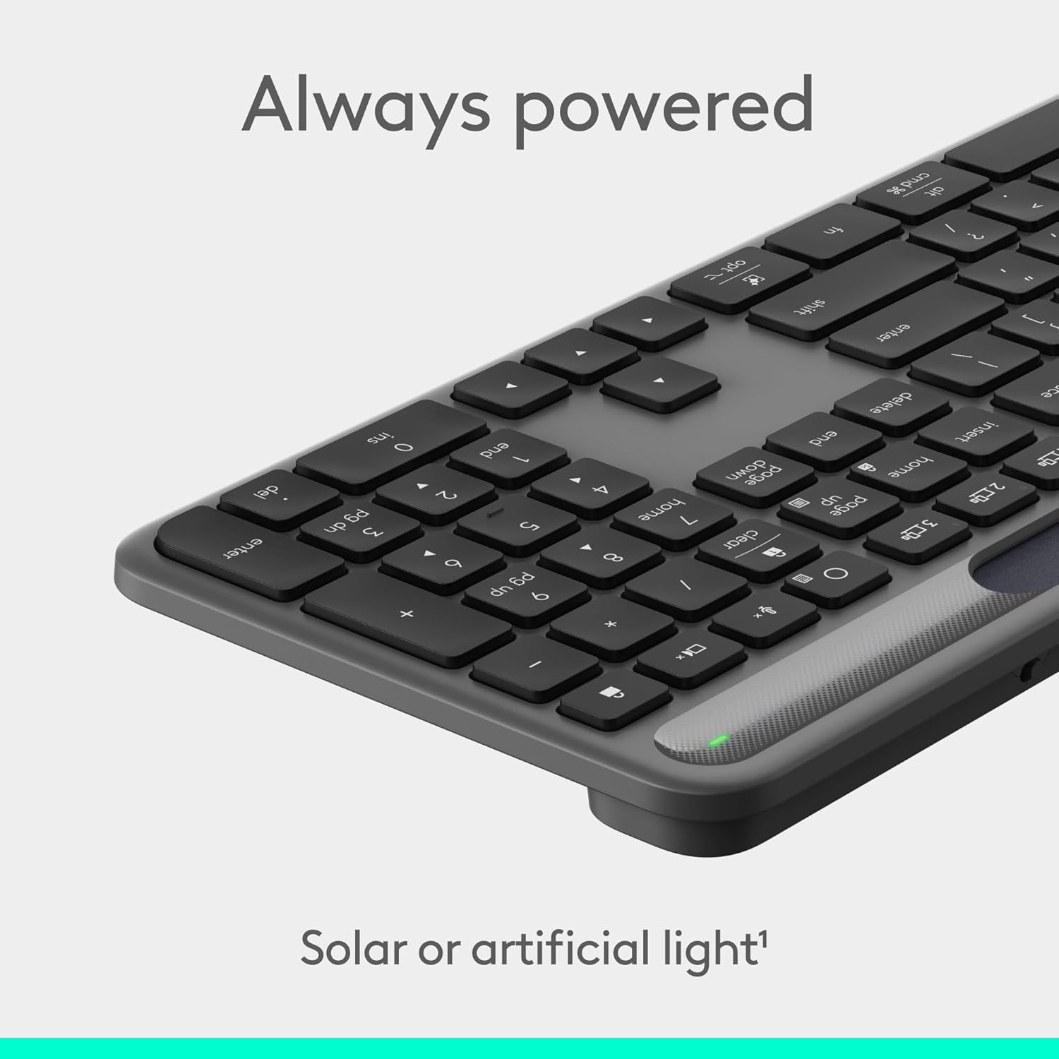 Refurbished - Signature Slim Solar+ K980-GRAPHITE-US-2.4GHZ/BT-N/A-CAN-215-UNIV