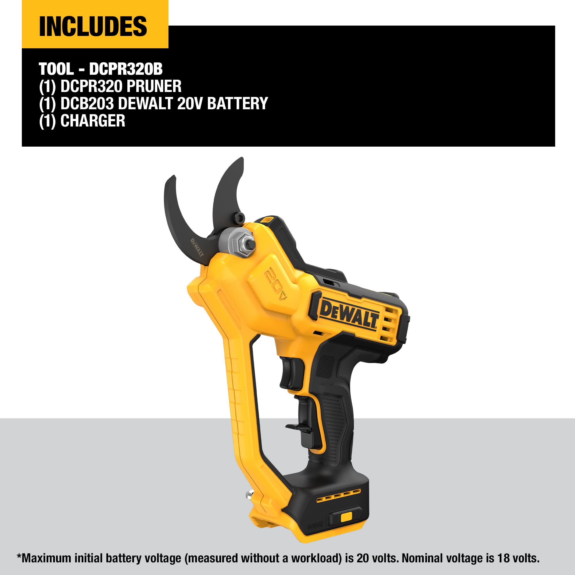 Open Box -  DEWALT 20V MAX Steel Cordless Pruner DEWALTBullseye Deals