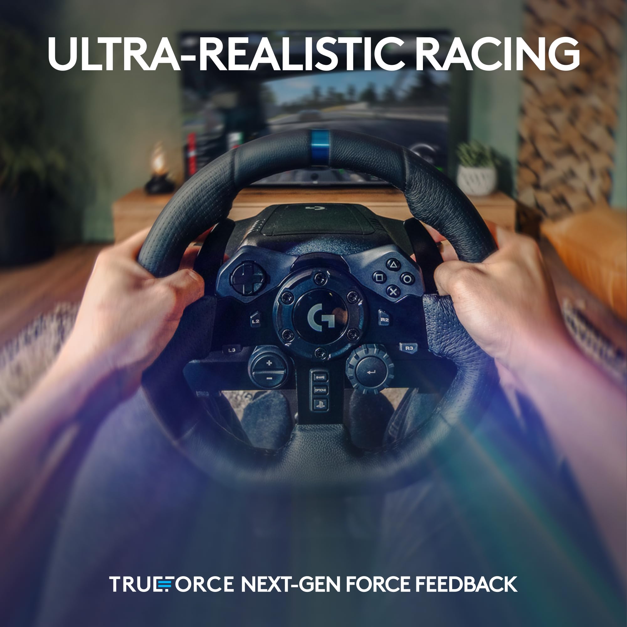 Open Box -  G923 Racing Wheel and Pedals for PS5 PS4 and PC-USB-PLUGA-N 941-000147