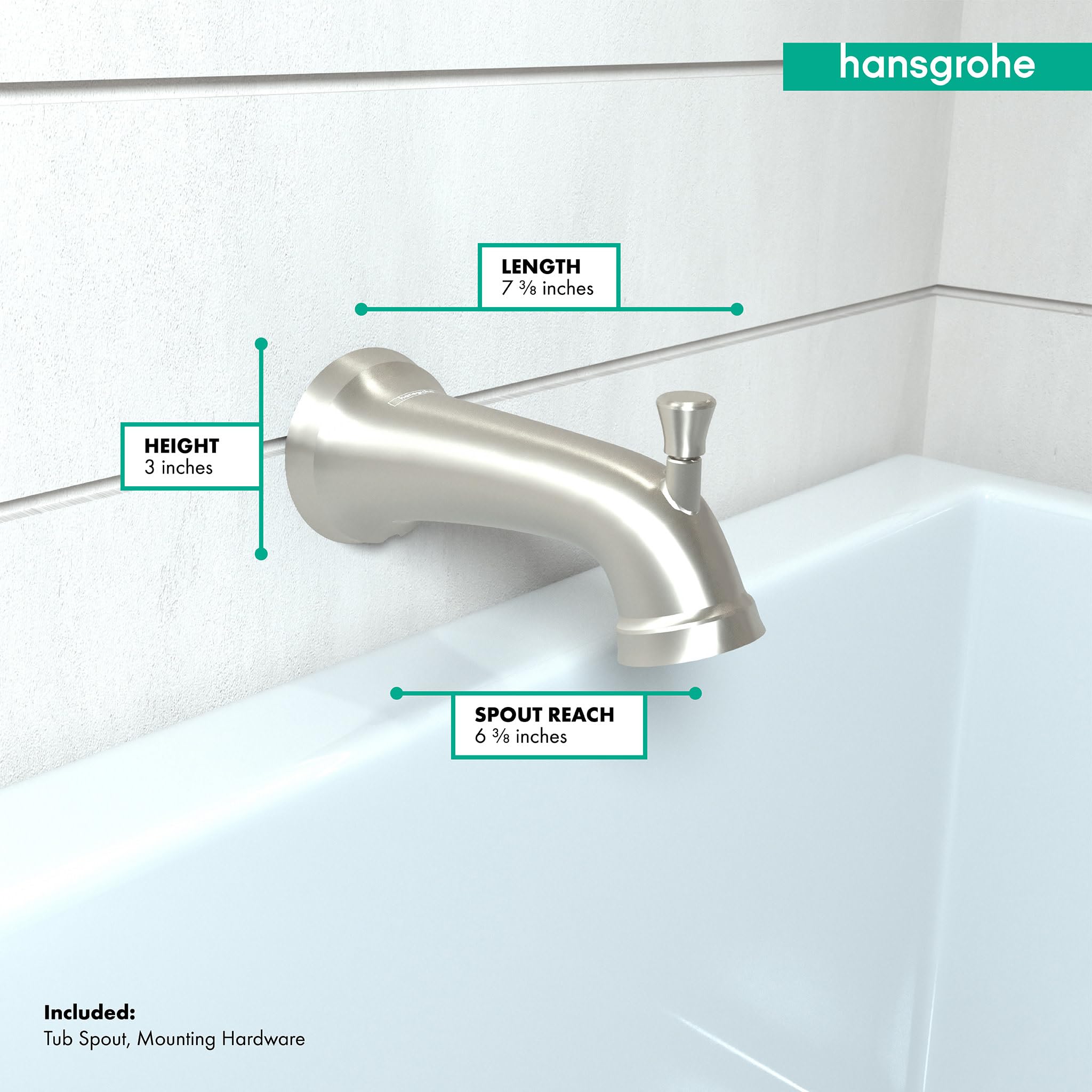 Open Box - Hansgrohe 04775820 - Tub Spout Accessory