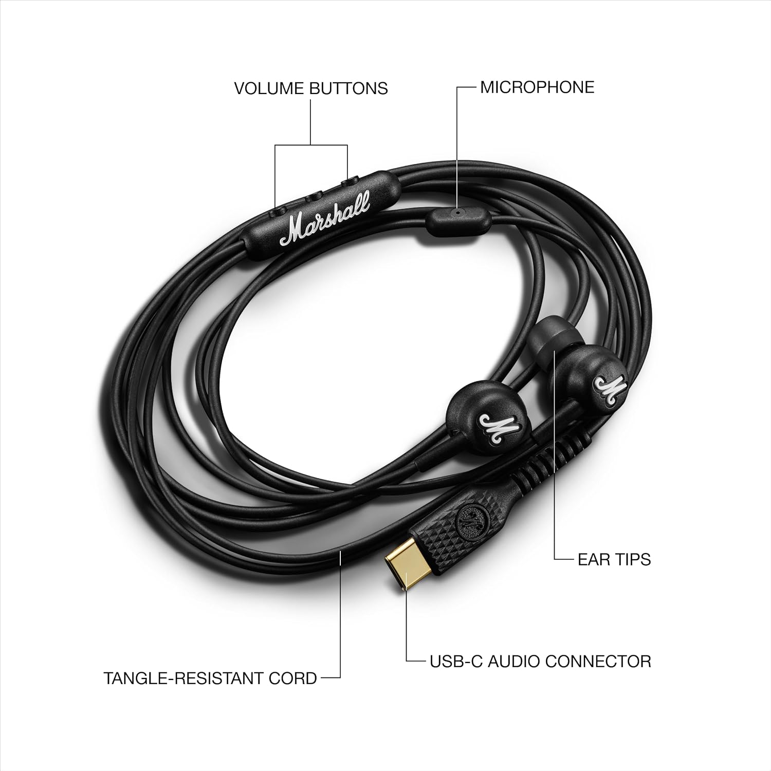 Refurbished - Marshall - Mode USB-C In-ear Wired Earbuds