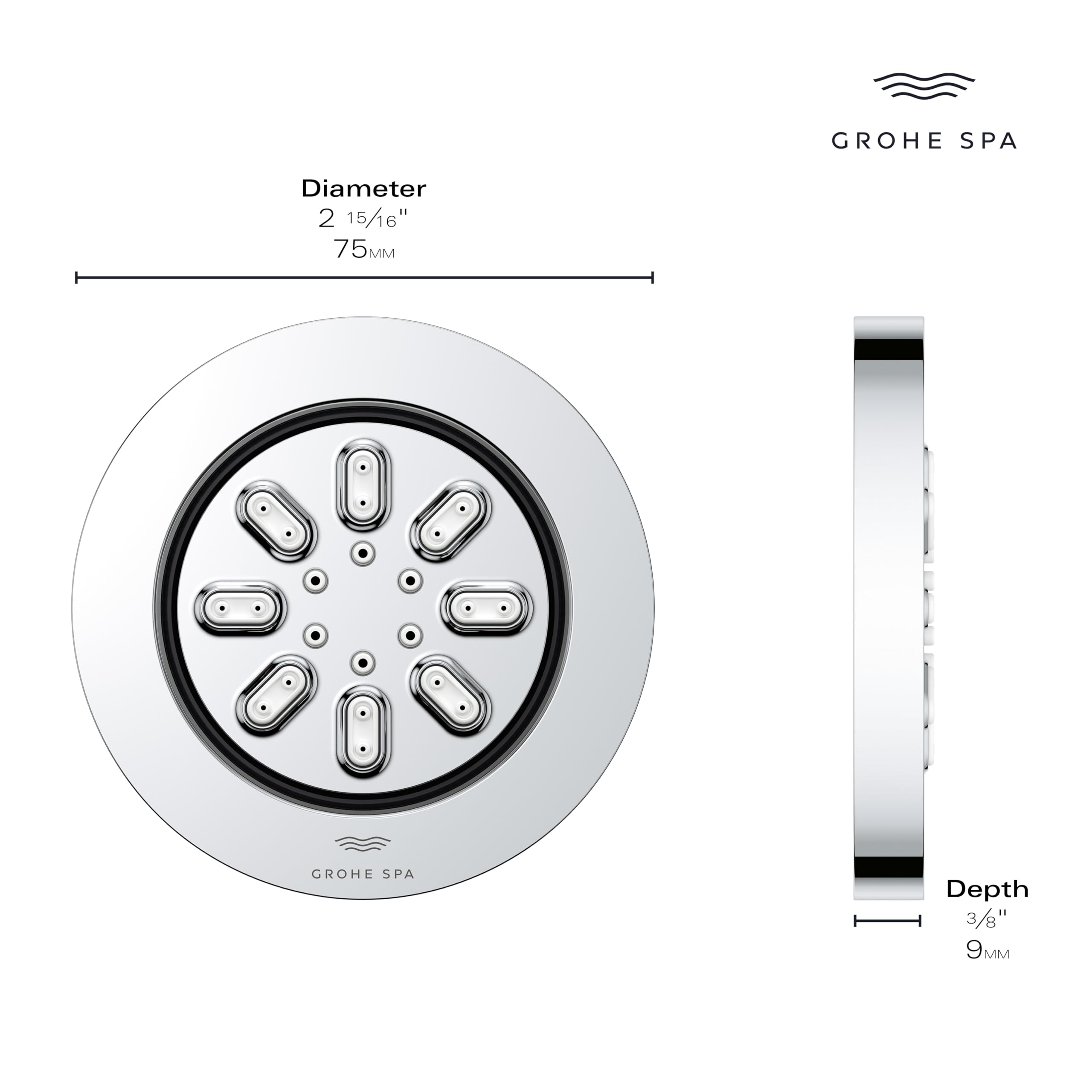 Open Box - Grohe 26844EN0 - Body Spray Showers