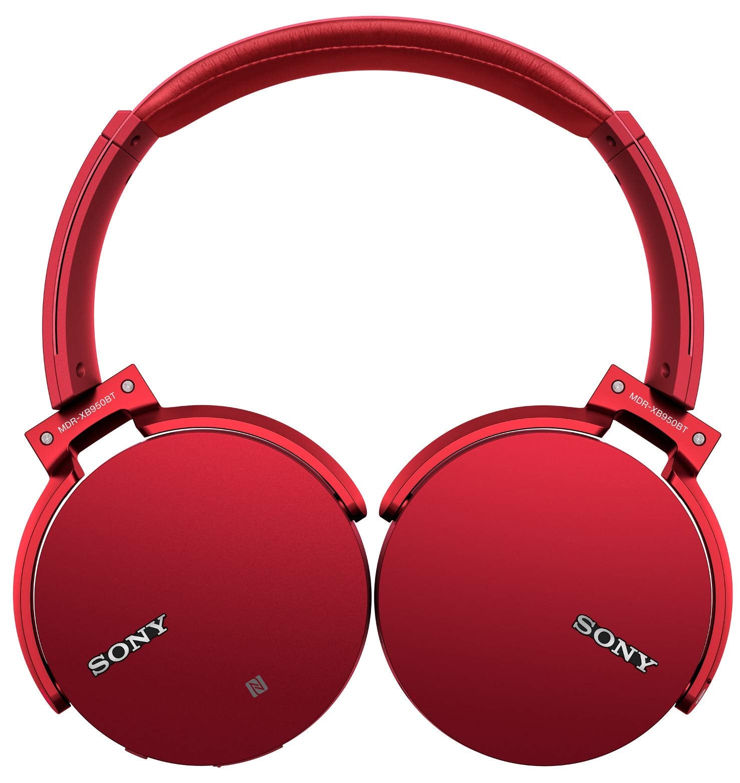Certified Refurbished - Sony MDRXB950BT/R Headphones, Red
