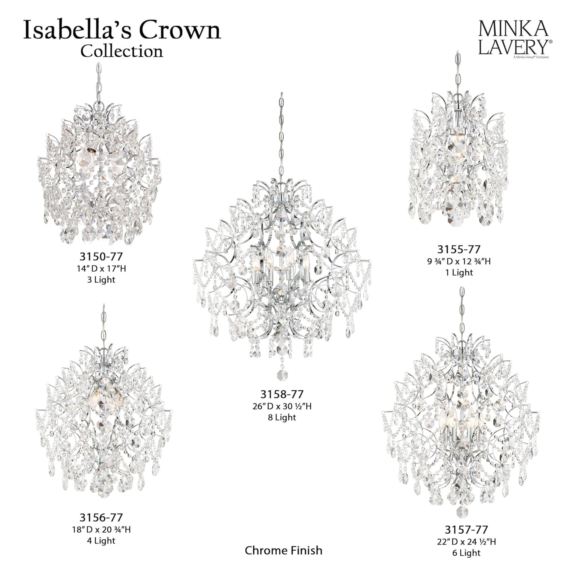 Open Box - Minka Lavery 3157-77 - Chandeliers Indoor Lighting