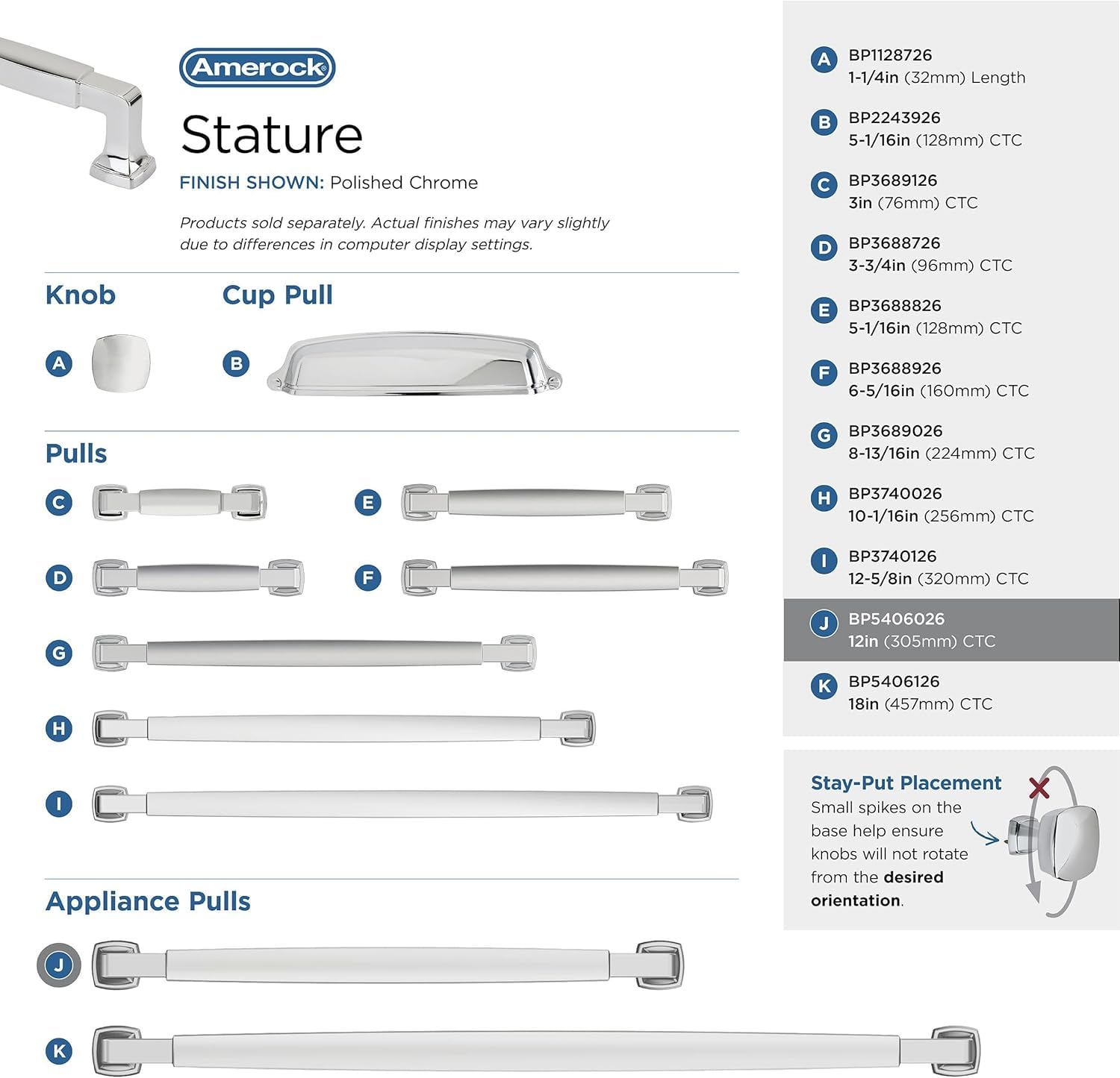 Open Box - Amerock BP5406026 - Pulls Cabinet Hardware