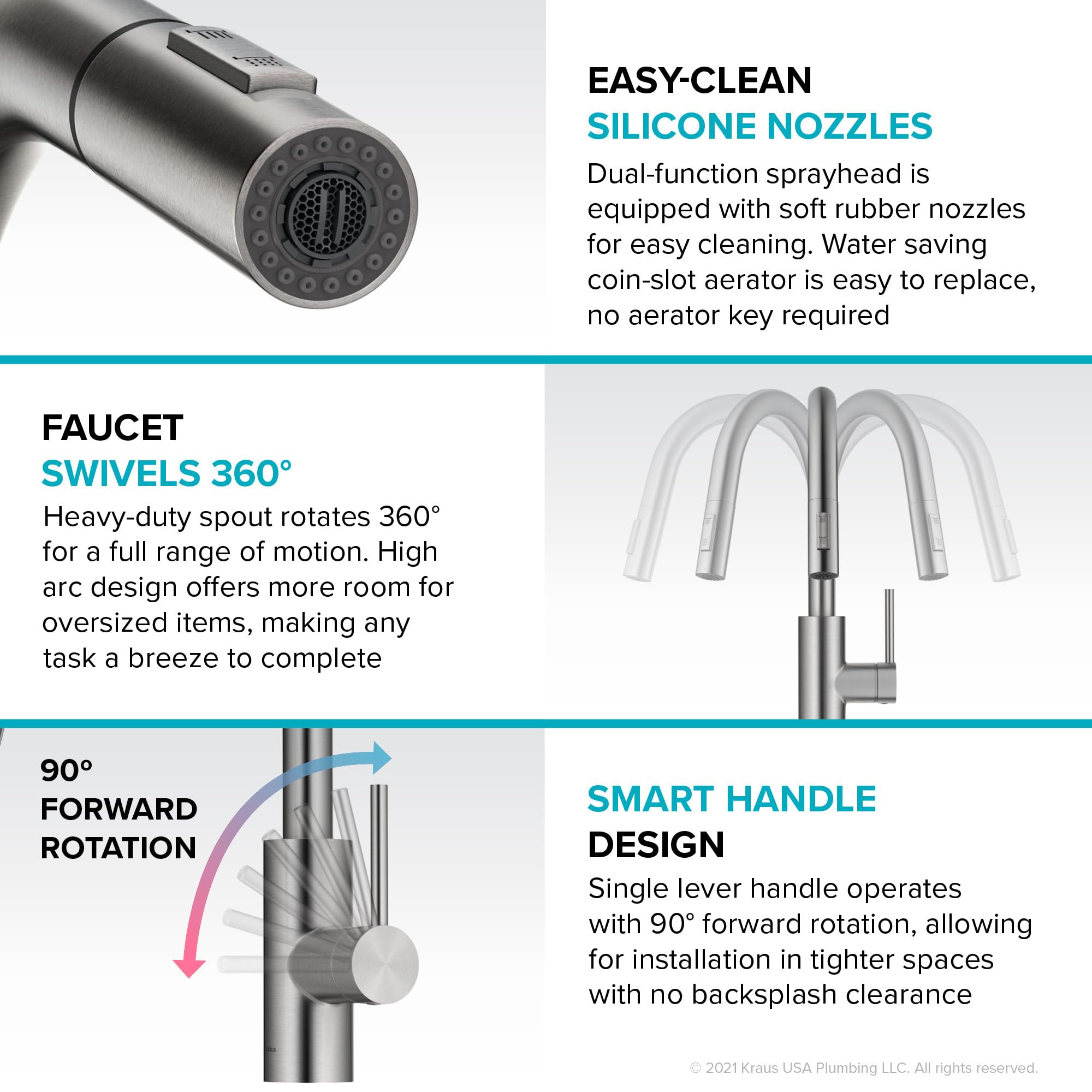 Open Box - Kraus KPF-2620SFACB - Kitchen Faucet