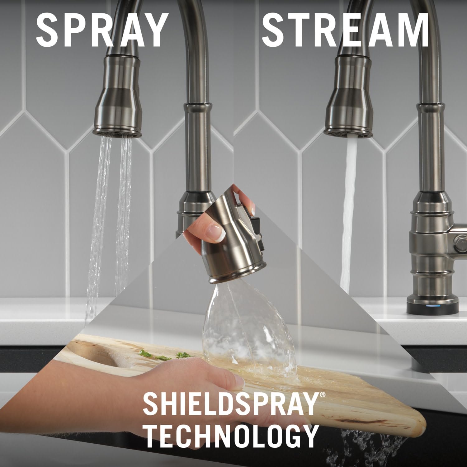 Open Box - Delta 9190TL-CZ-DST - Kitchen Faucet