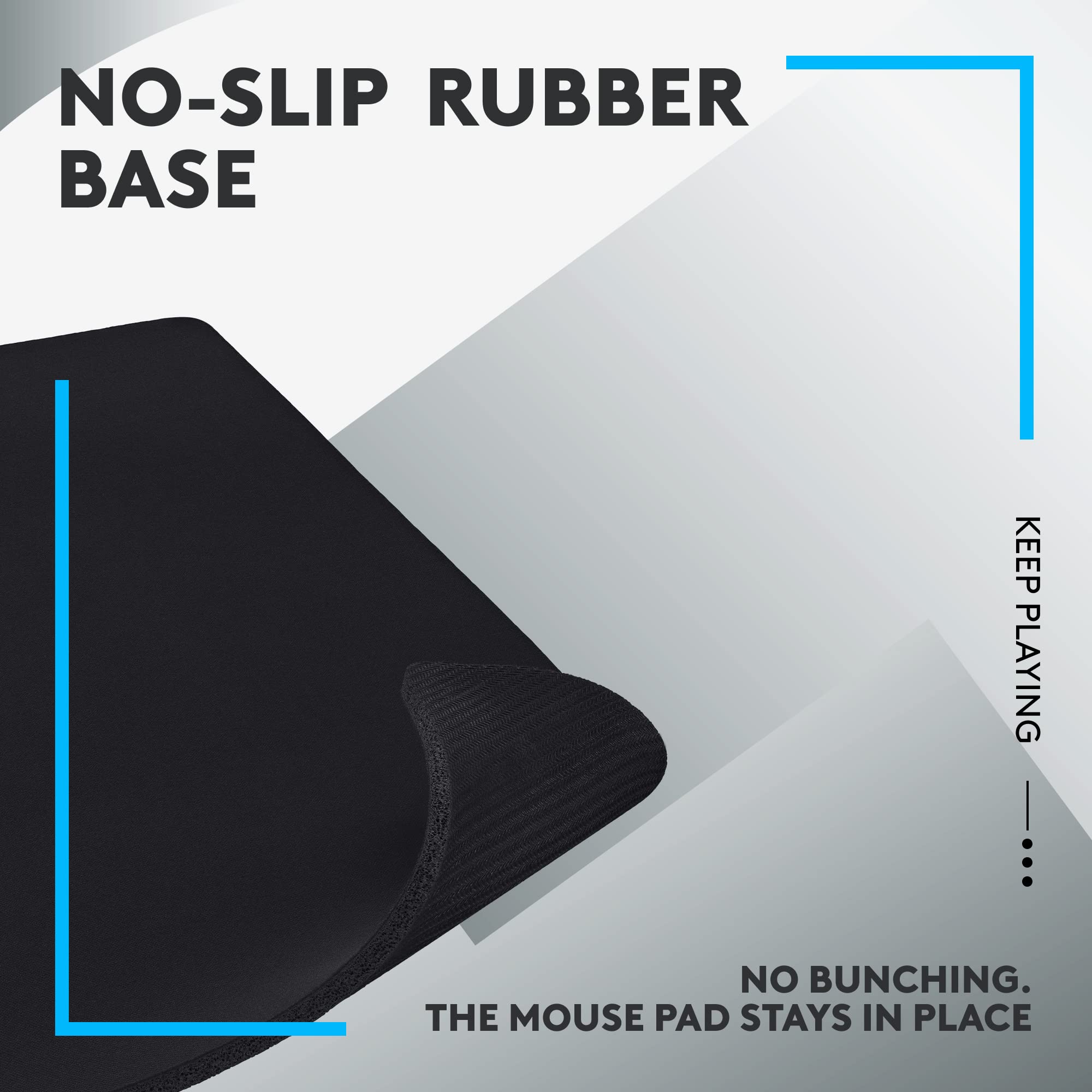 Refurbished - Logitech G740 Large Thick Gaming Mouse Pad - Optimized Surface, 5mm Non-Slip Mat (460 x 600 mm)