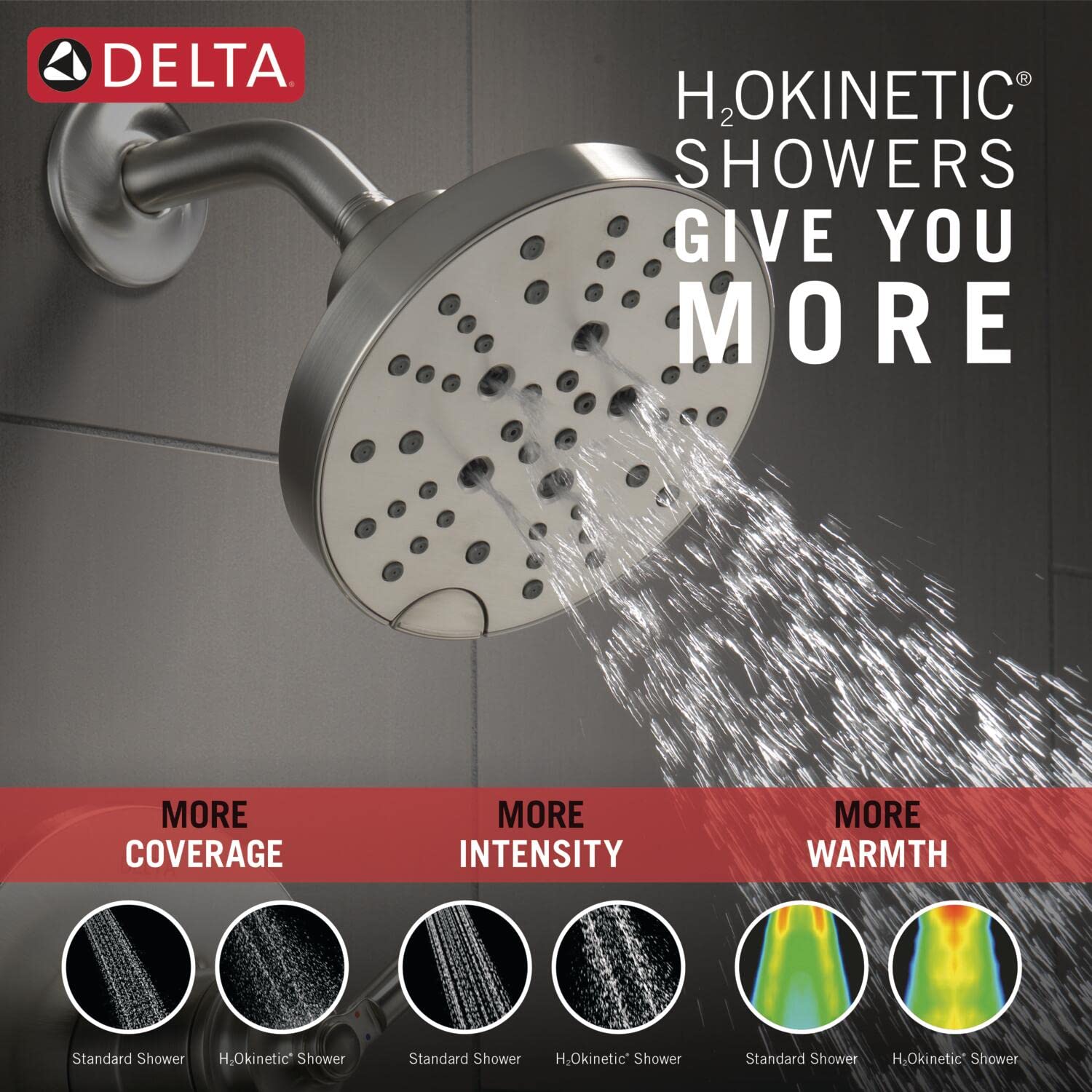 Open Box - Delta T17235-SS - Shower Only Showers