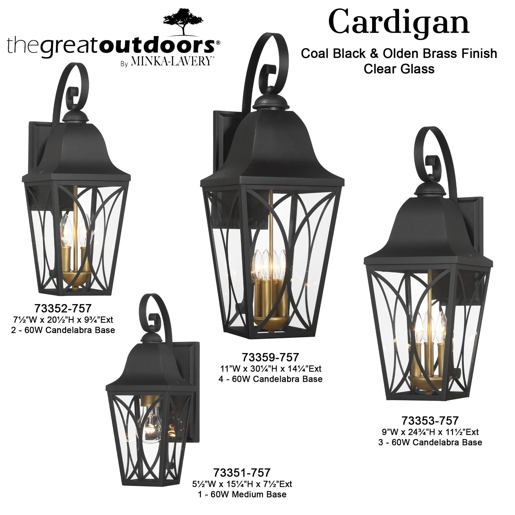 Open Box - The Great Outdoors 73352-757 - Wall Sconces Outdoor Lighting