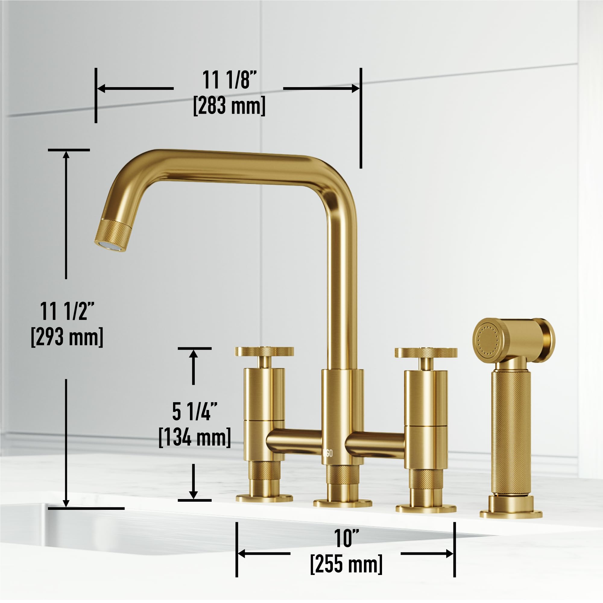 Open Box - Vigo VG02051MG - Kitchen Faucet