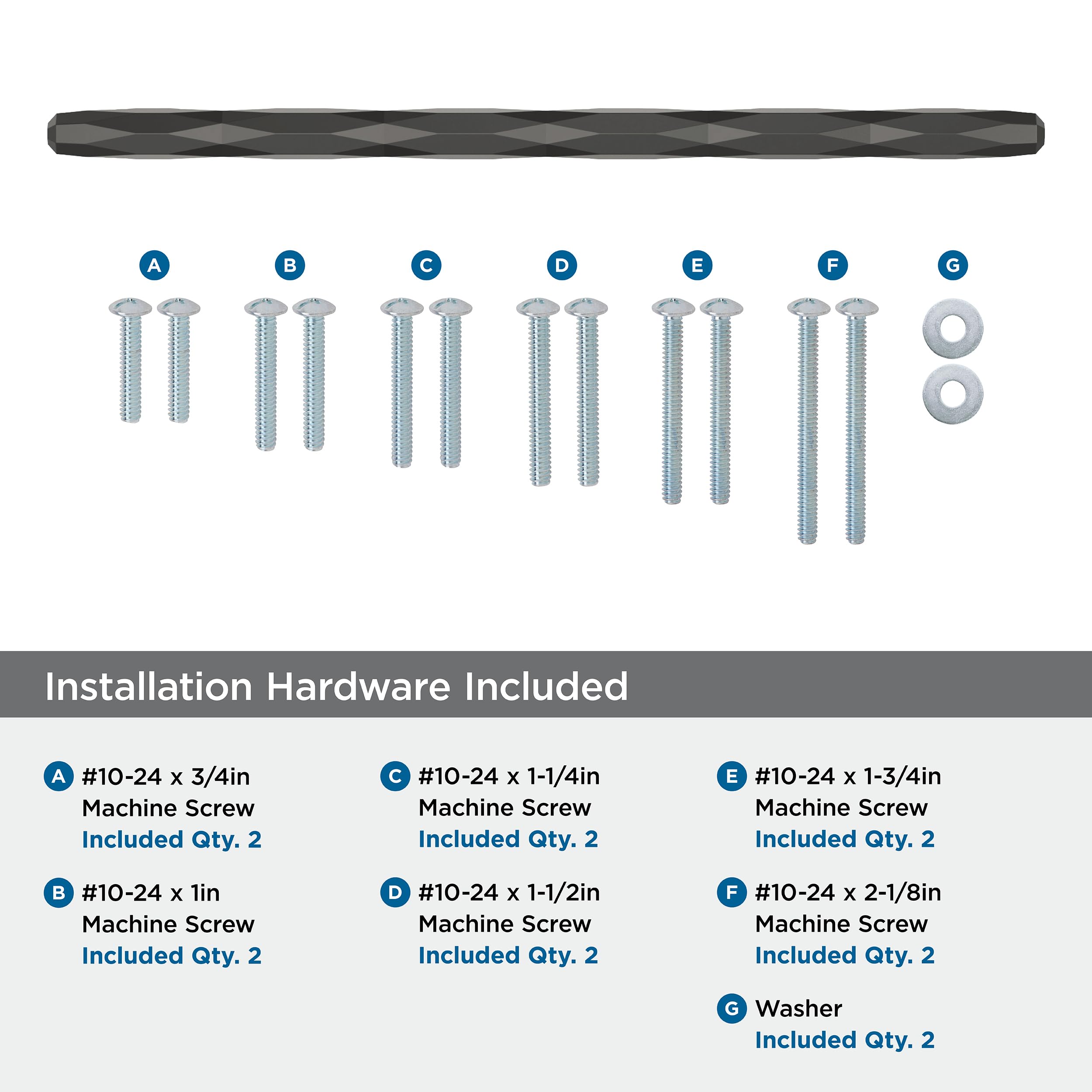 Open Box - Amerock BP55502BBR - Pulls Cabinet Hardware