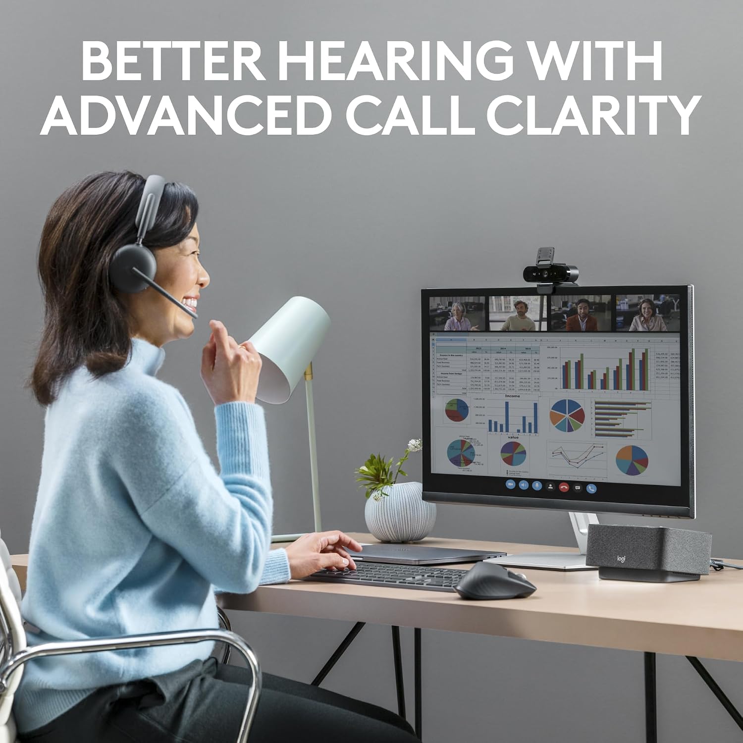 Refurbished - HEADSET-Zone Wireless 2 UC-GRAPHITEUC-2.4GHZ/BT-A00174A00172NO STAND 981-001310