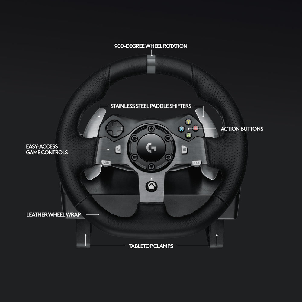 Refurbished - Logitech G920 Driving Force Racing Wheel for Xbox One and PC (941-000121)