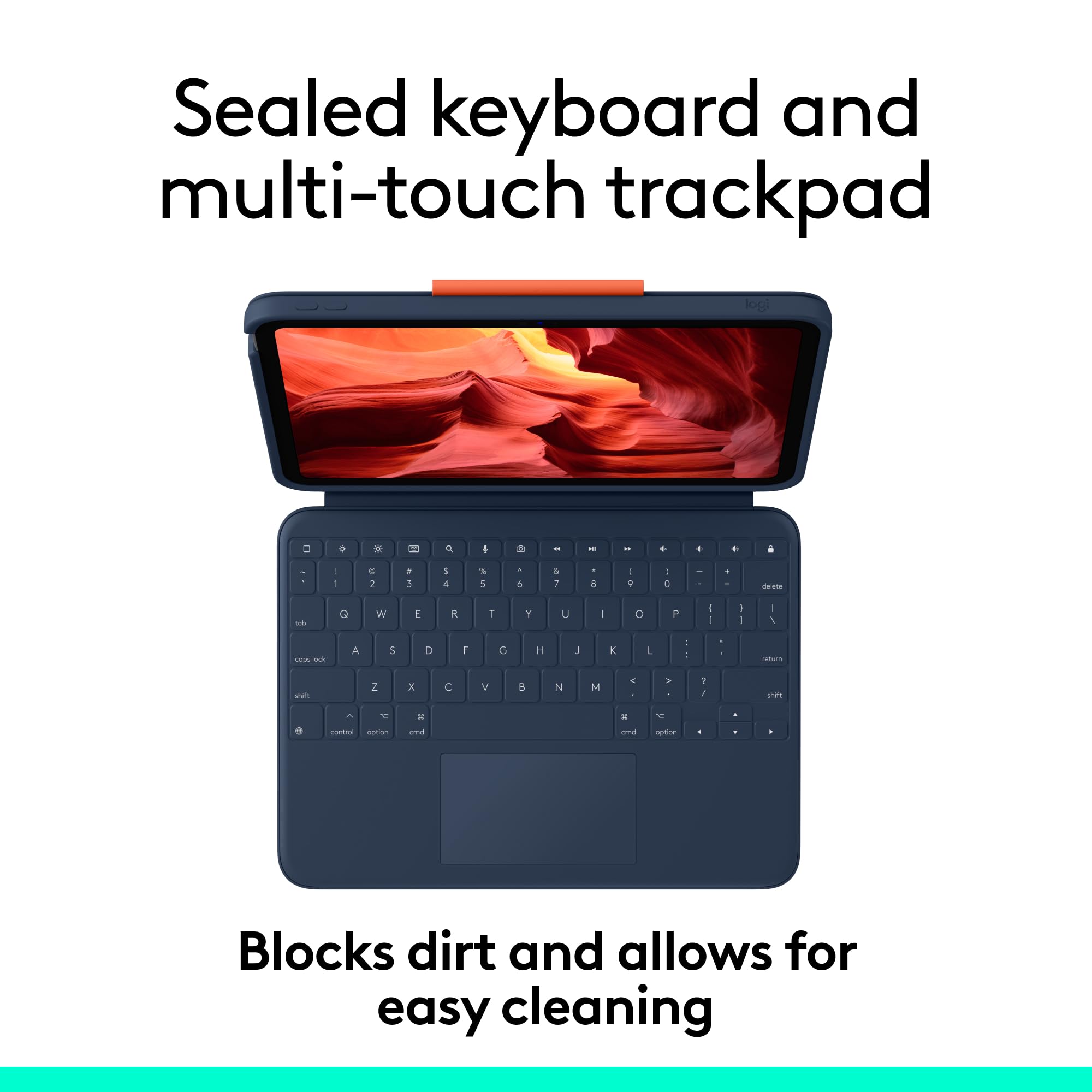 Refurbished - Rugged Combo 4 Touch for iPad (10th gen)-CLASSIC BLUE-US-AP-425-KB TP EDU BULK  920-011130