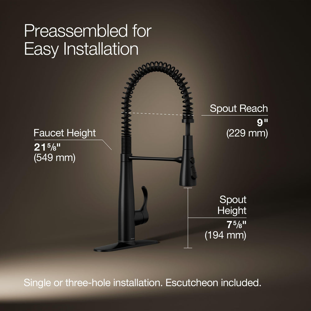 Open Box - Kohler K-22033-BL - Kitchen Faucet