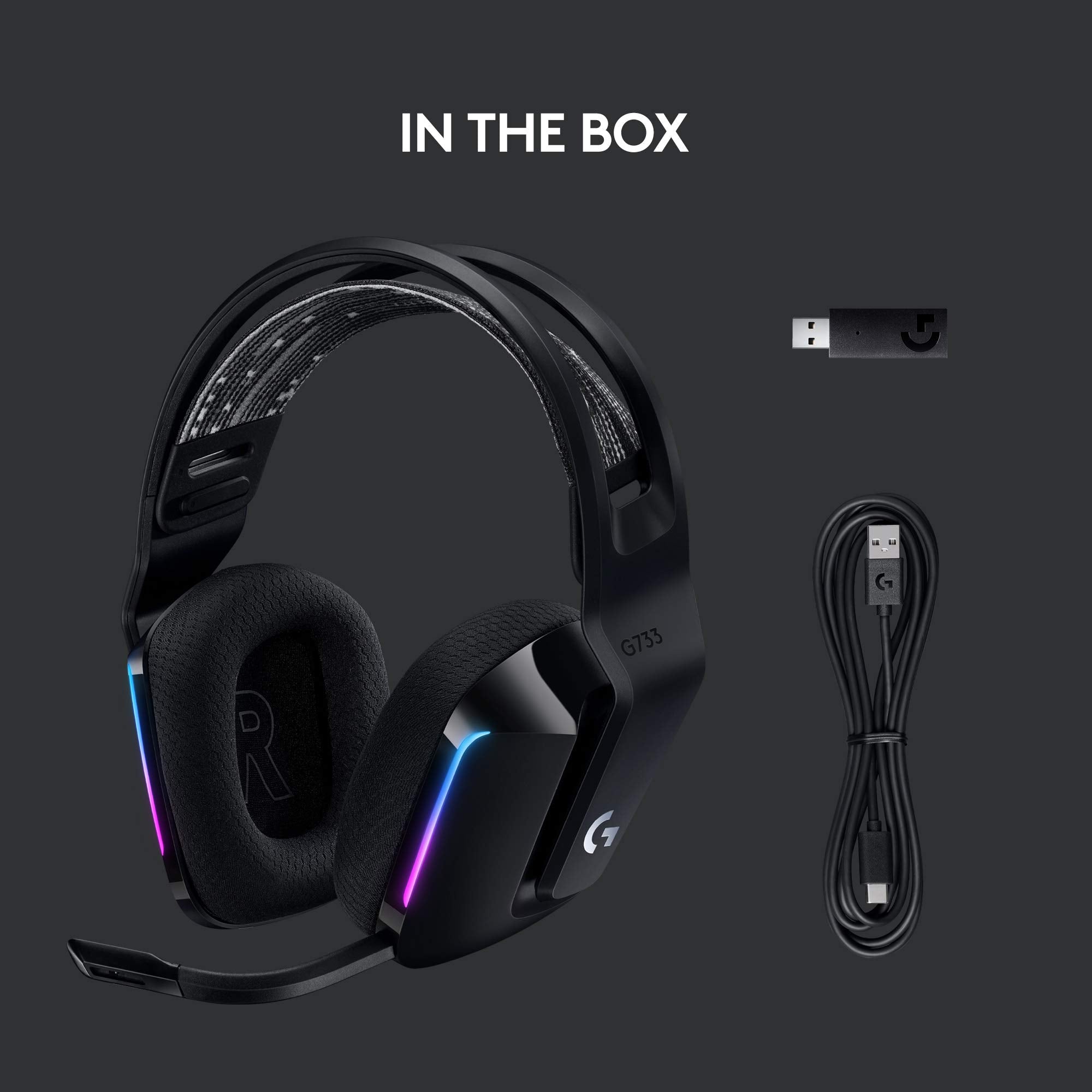 Refurbished - PC ACC Logitech G733 Headset 097855155580