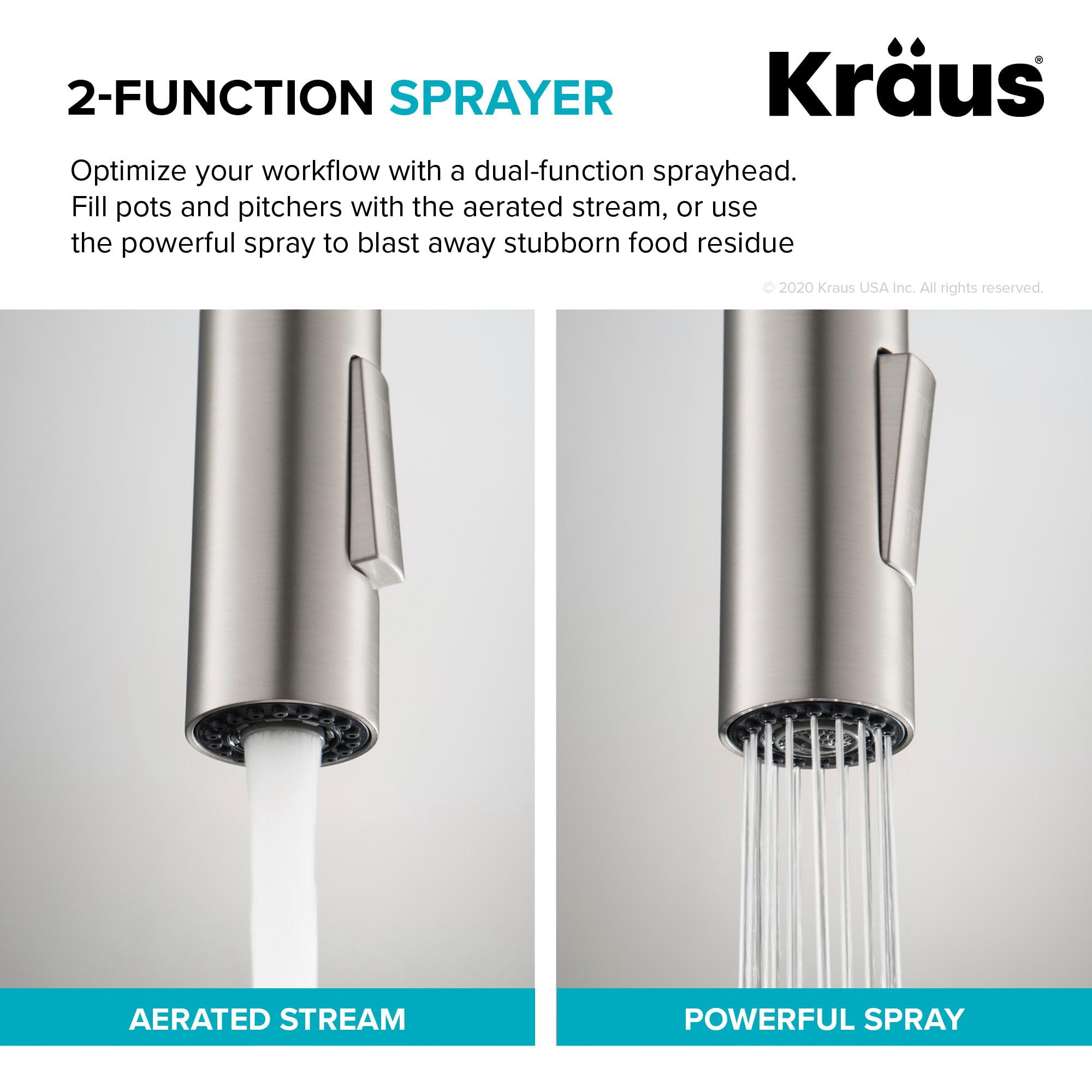 Open Box - Kraus KPF-2821BB - Kitchen Faucet KrausBullseye Deals
