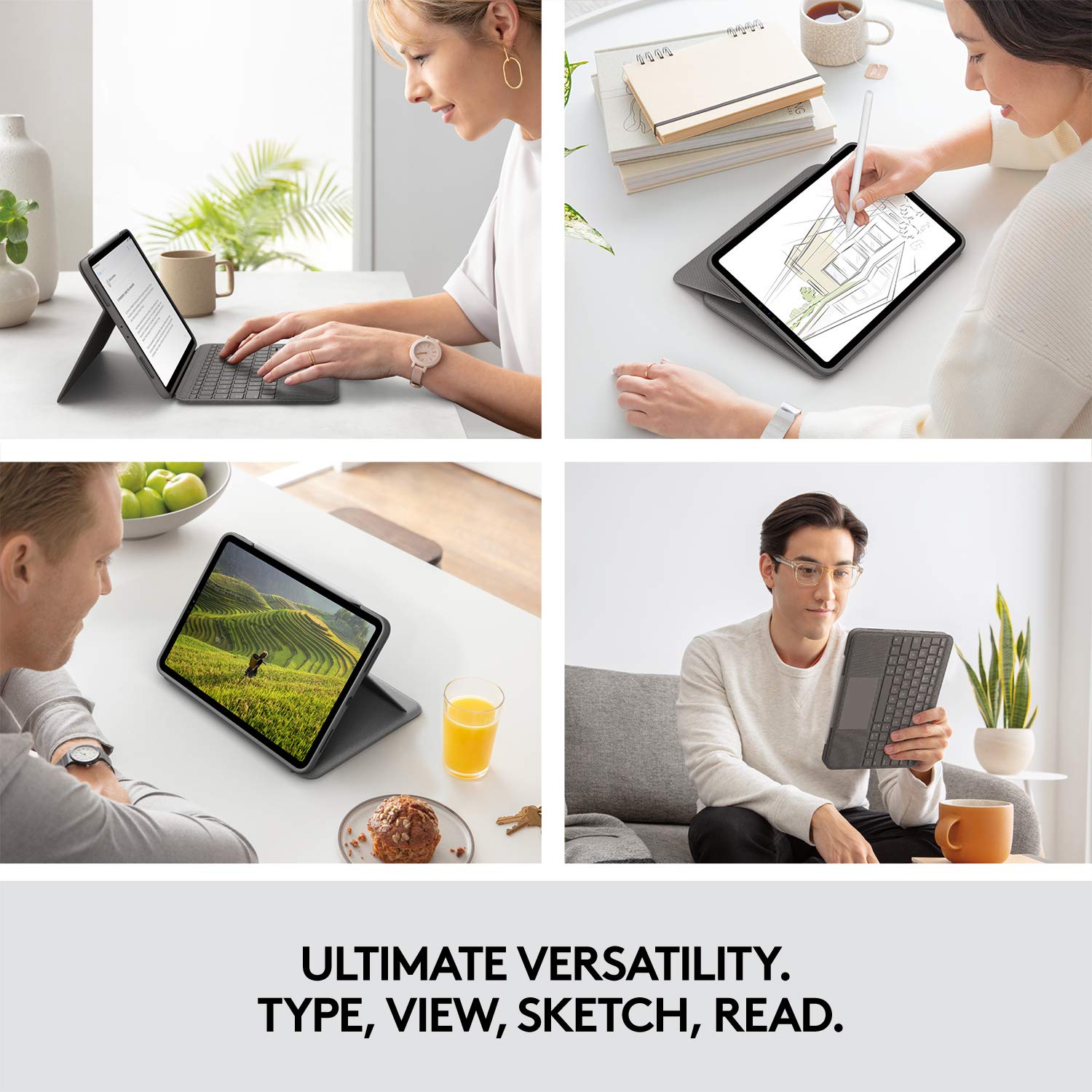 Refurbished - Logitech Folio Touch 4th Gen 097855163462