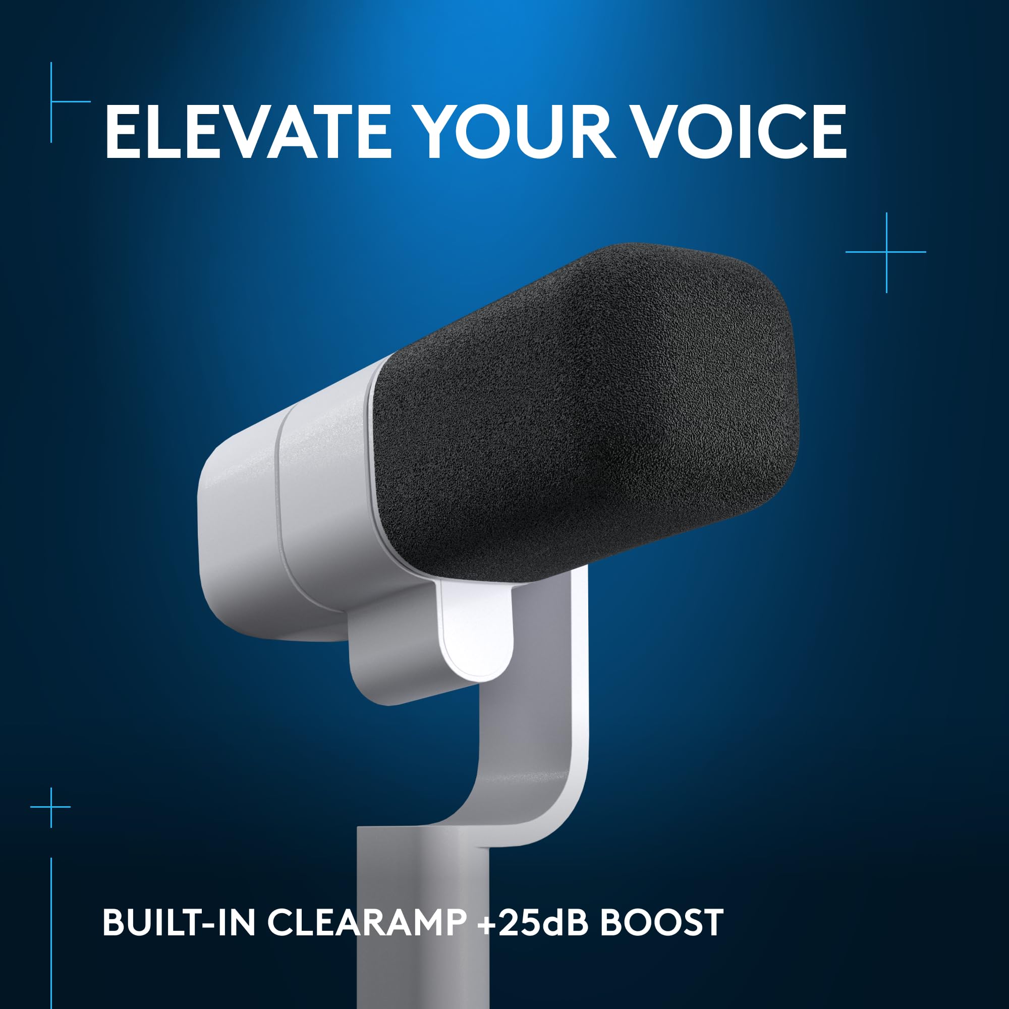 Refurbished - Yeti Studio Active Dynamic XLR Broadcast Microphone with ClearAmp (White)